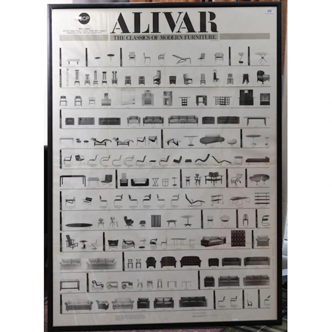 SCP LIMITED, Alivar The Classics of Modern Furniture, poster...