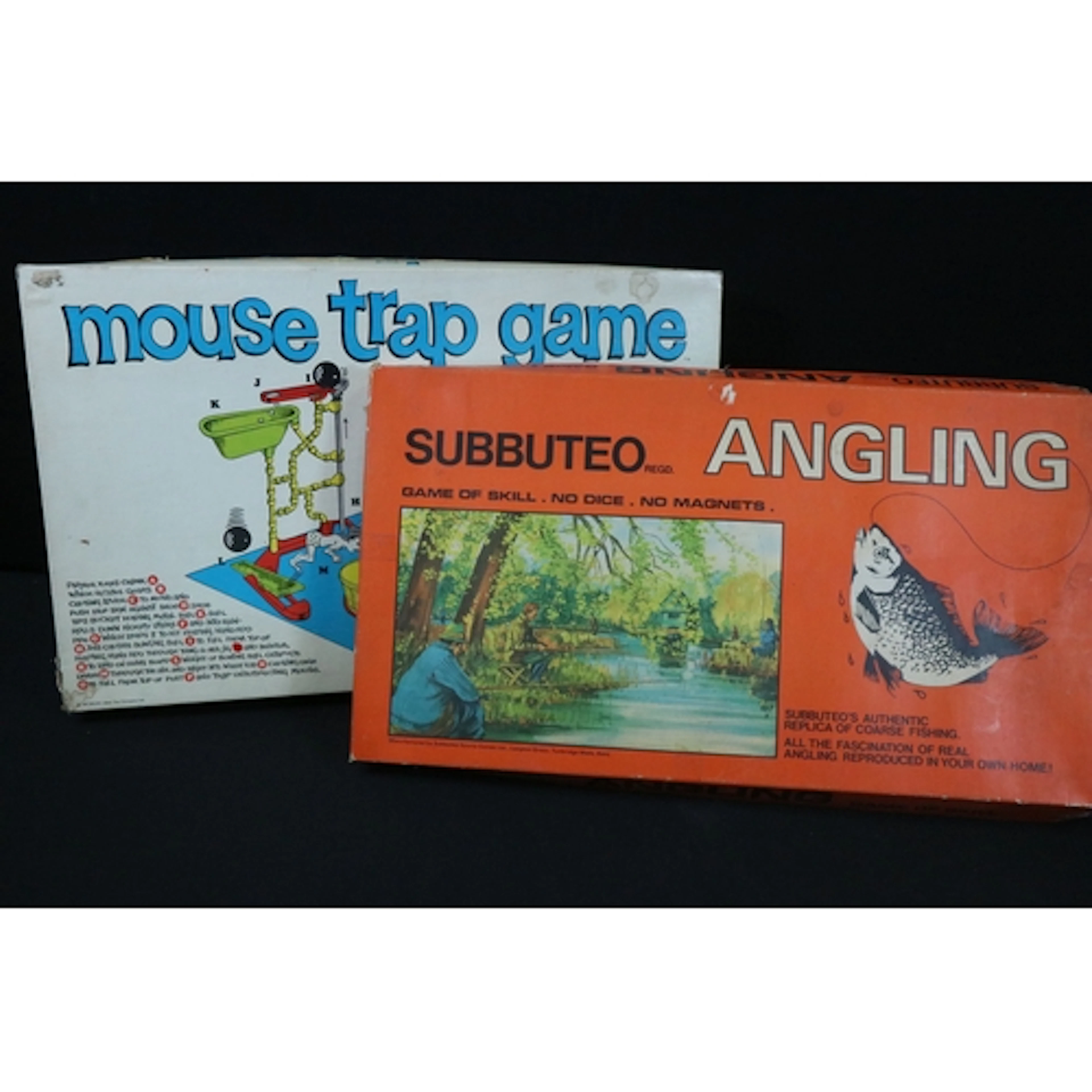 Boxed Subbuteo Angling board game, together with a boxed Ide...