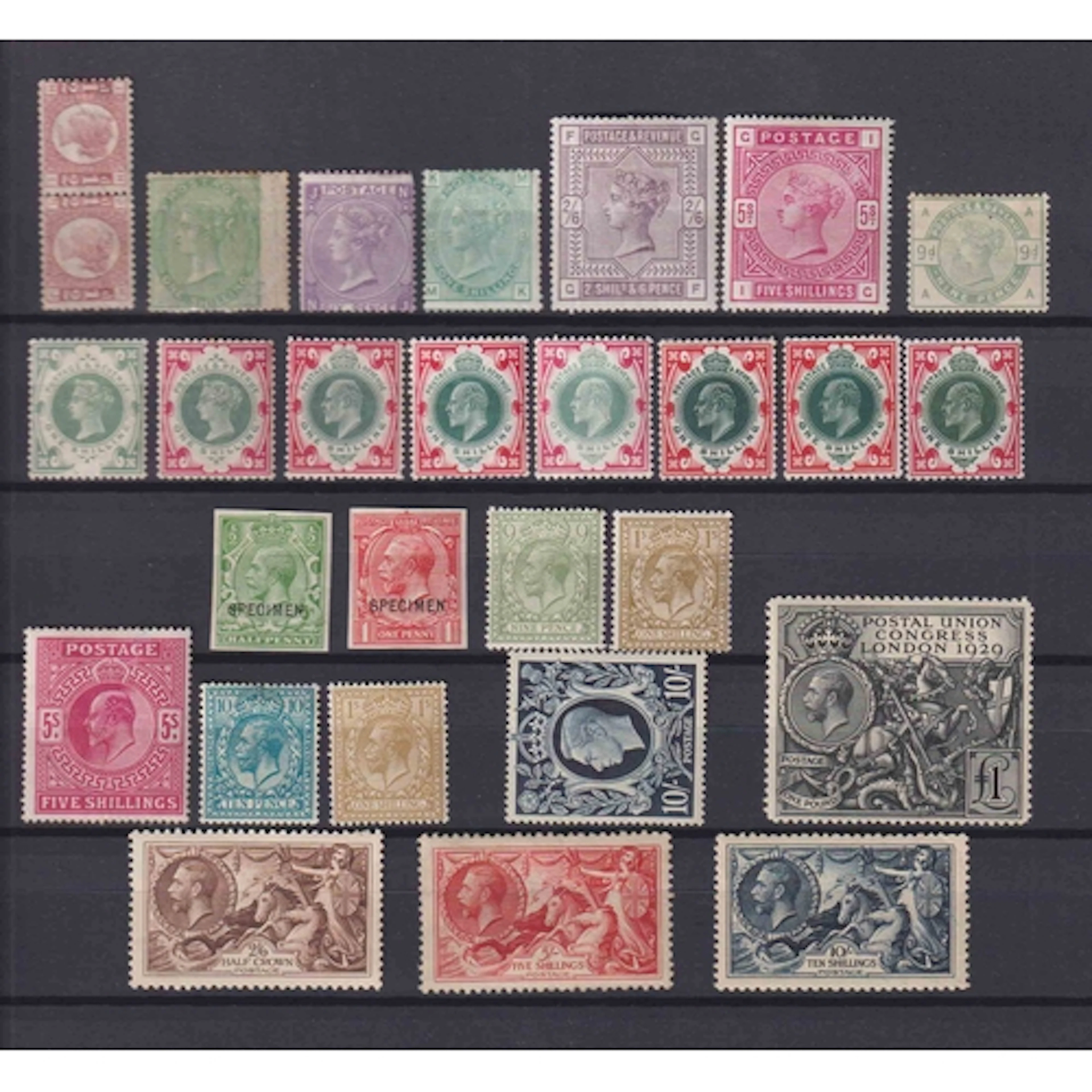 A mint Great Britain stamp collection housed in two Windsor ...