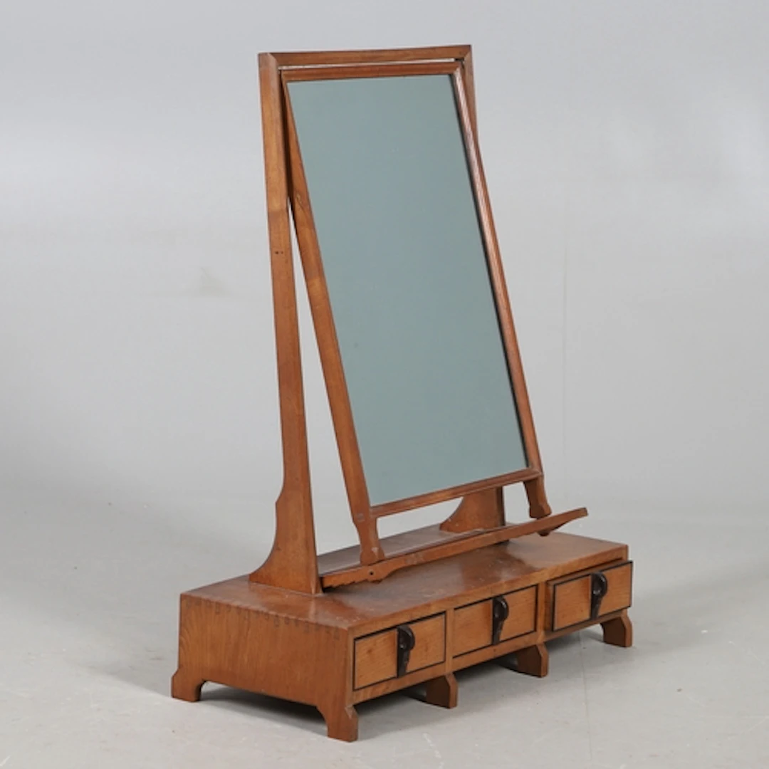 GORDON RUSSELL - COTSWOLD SCHOOL BEDROOM MIRROR, 1926. Made ...
