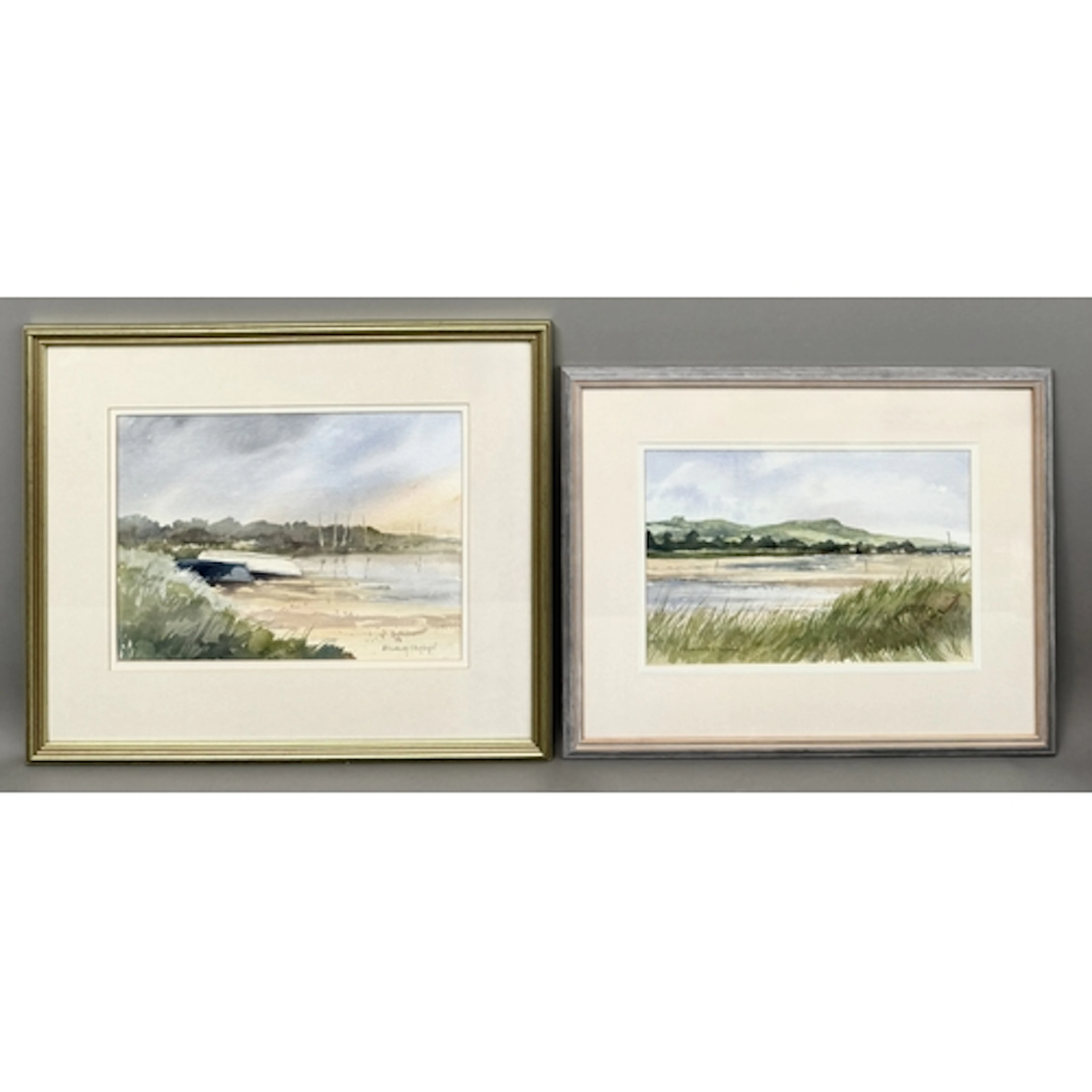 Elizabeth Chalmers (British, contemporary) Two watercolours,...
