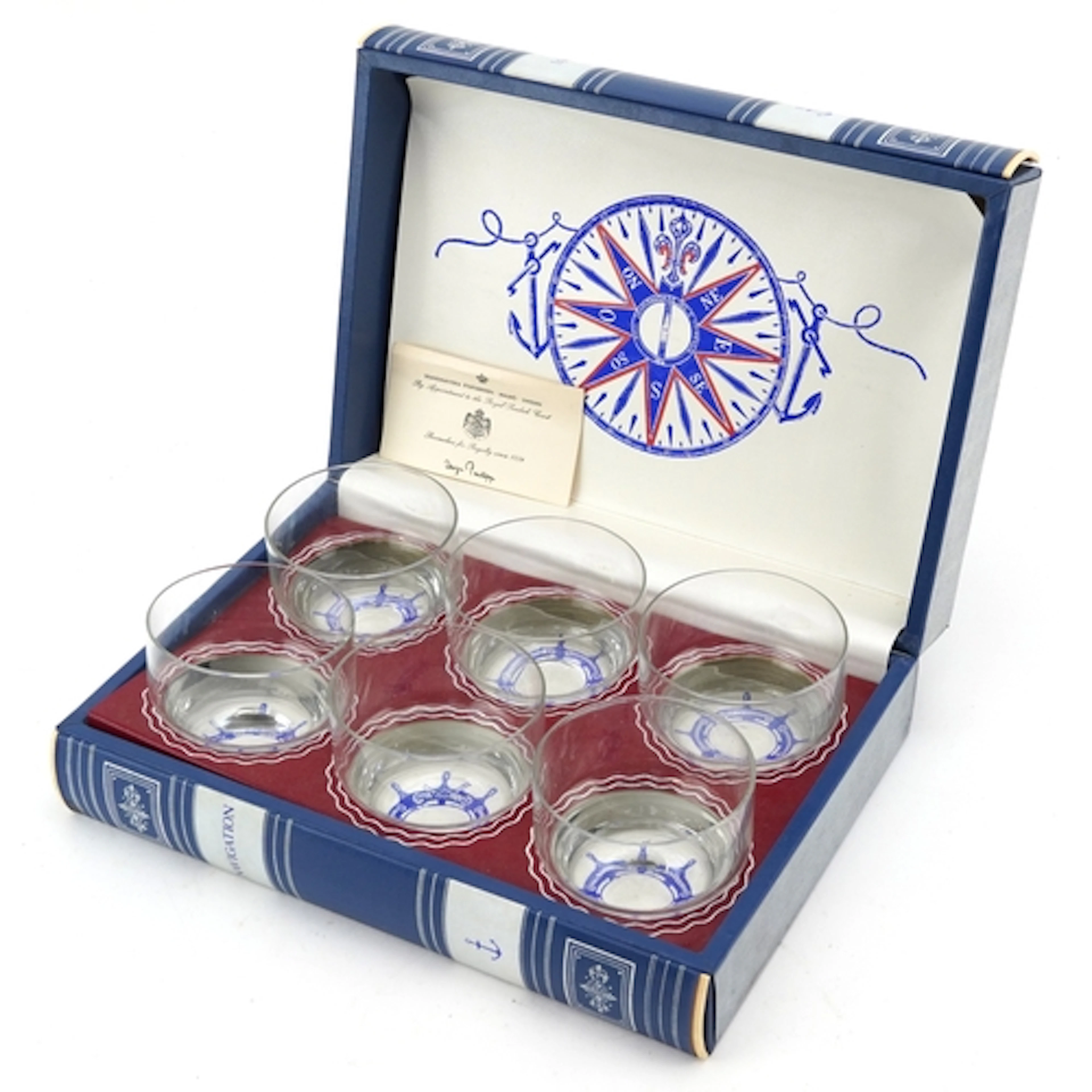 A set of six whisky glasses designed by Philipp for the Swed...