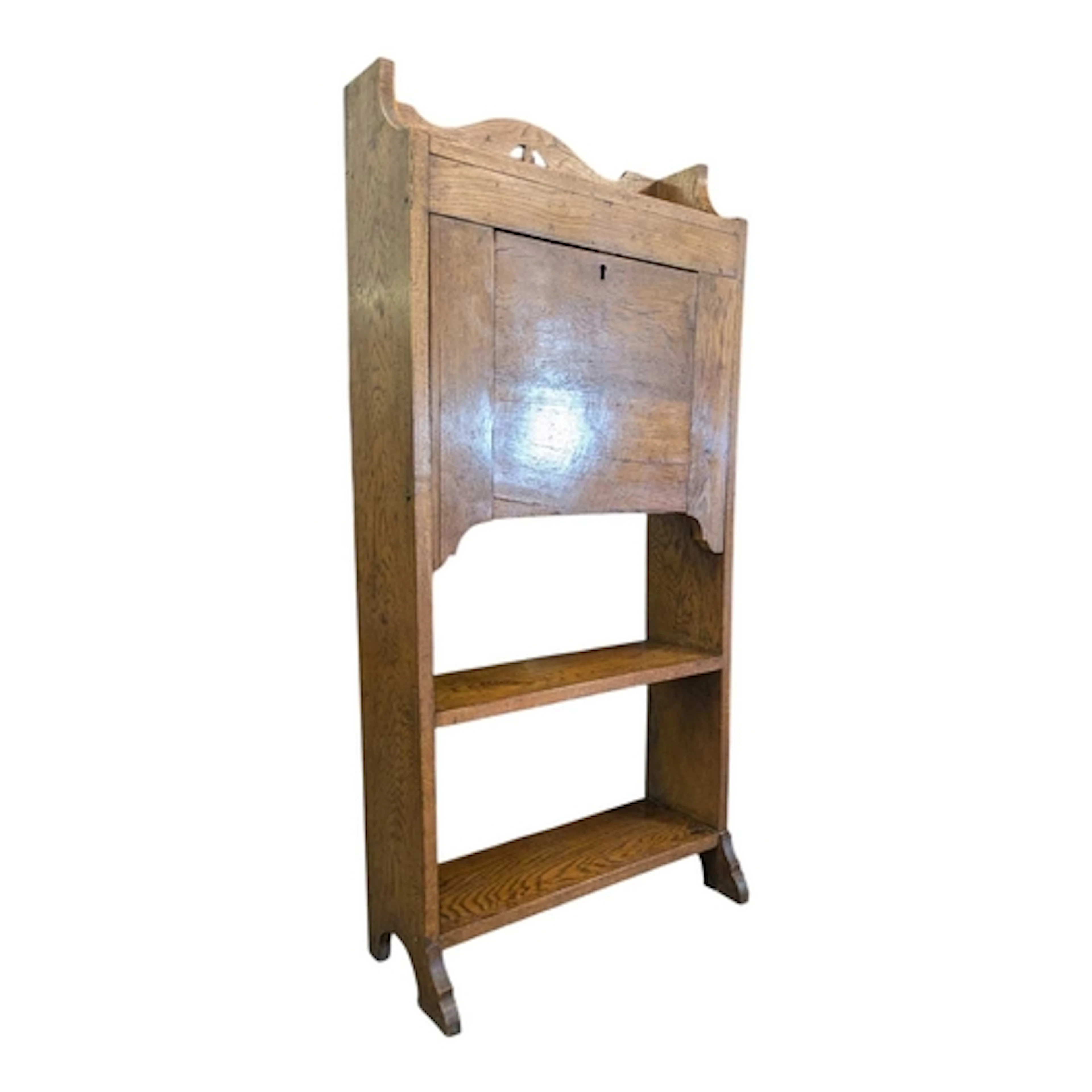 A vintage early 20th century Arts & Crafts oak student b...