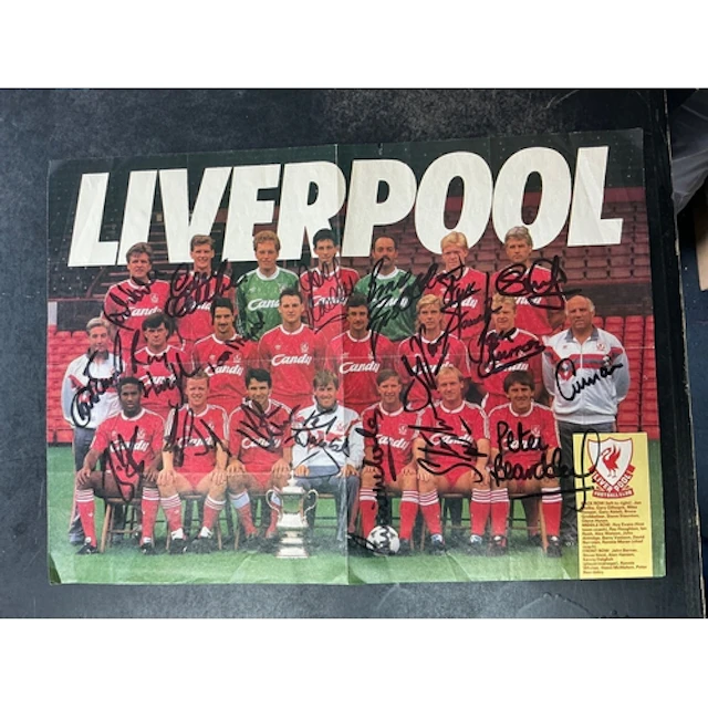 Liverpool Photos + Signed Football Picture: Over 100 large p...