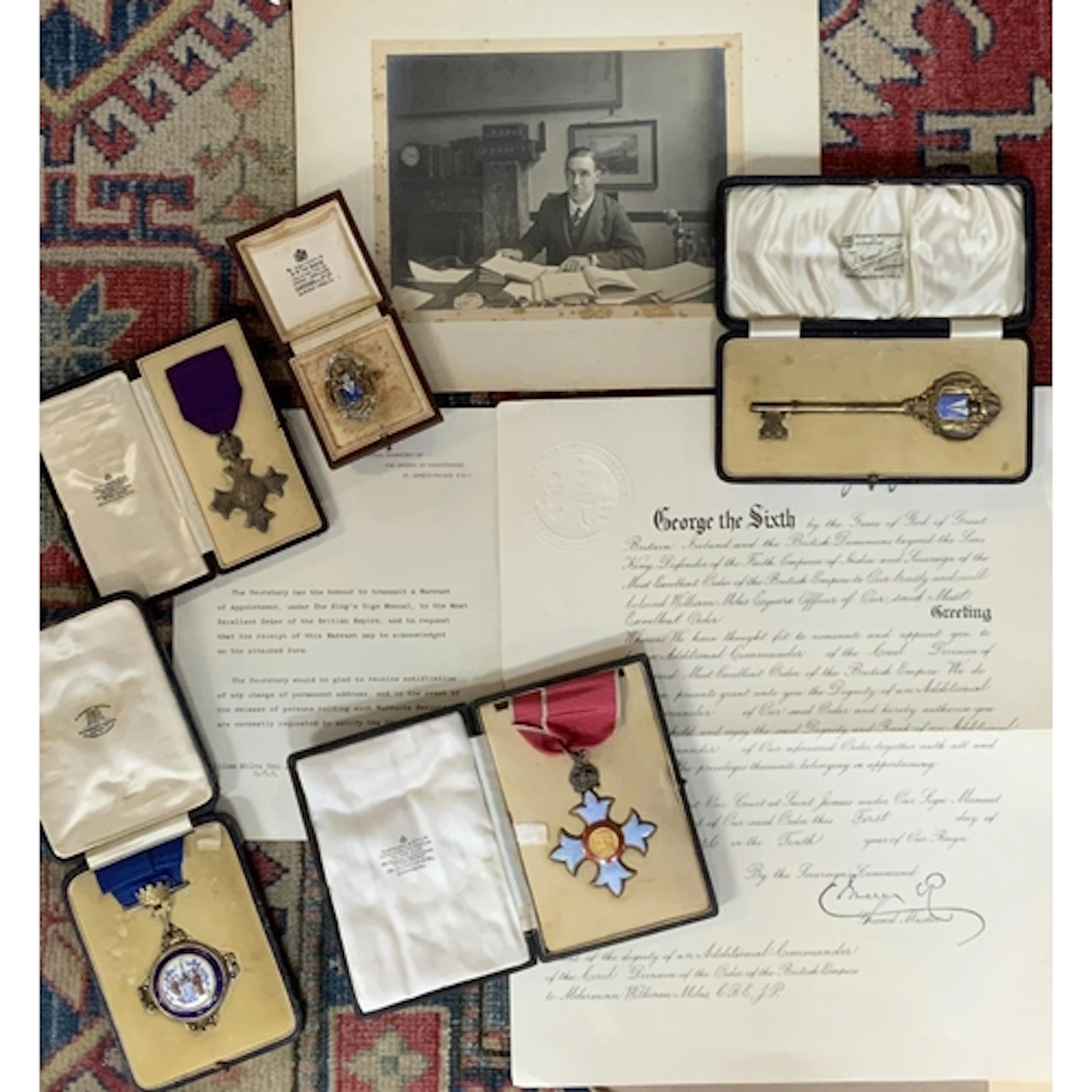 Local Southend on Sea interest, Alderman William Miles, OBE,...
