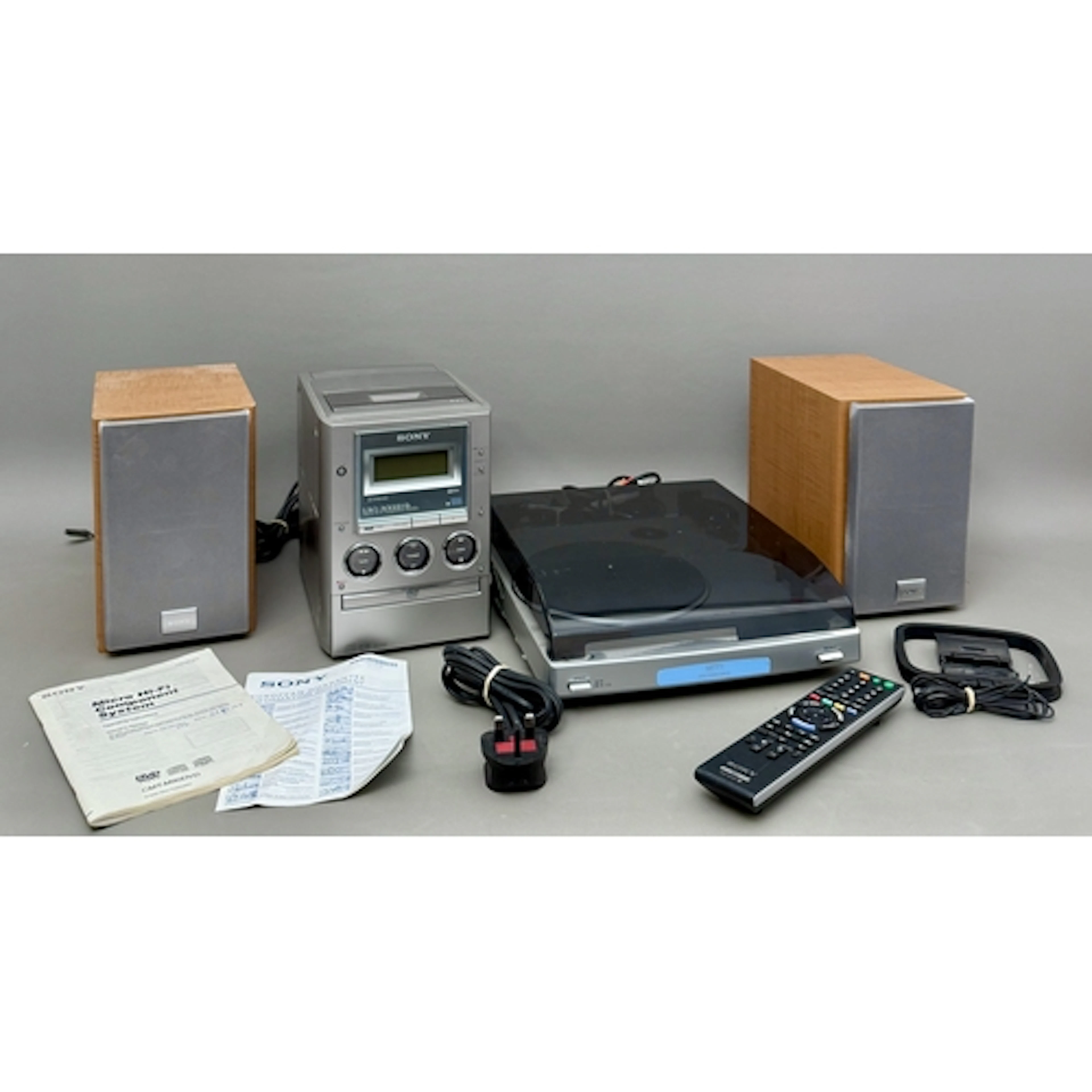A Sony Micro Hi-Fi Component system - CMT-M90DVD, with opera...