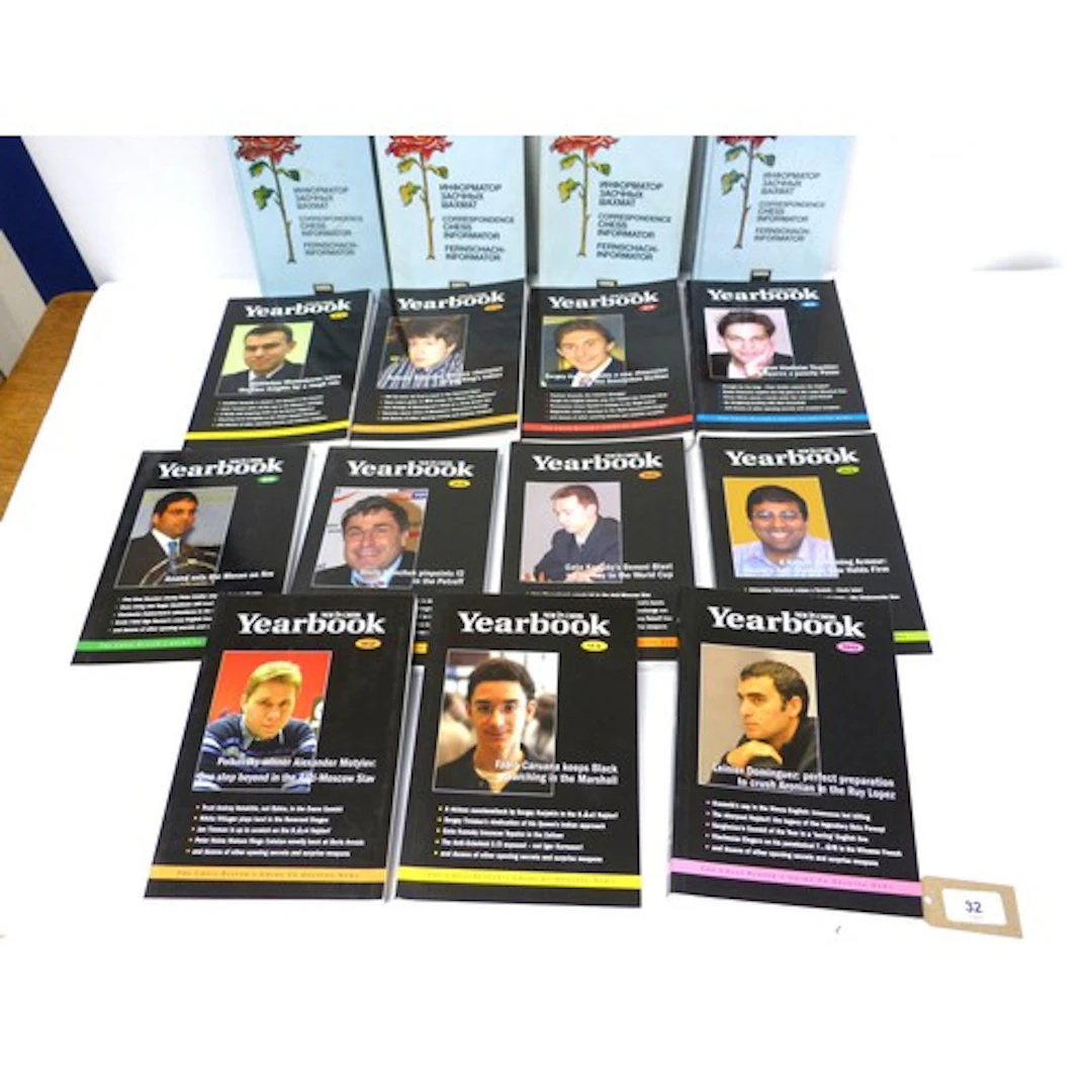Chess. New In Chess Year Book. A run from nos. 81 to 92 (la...
