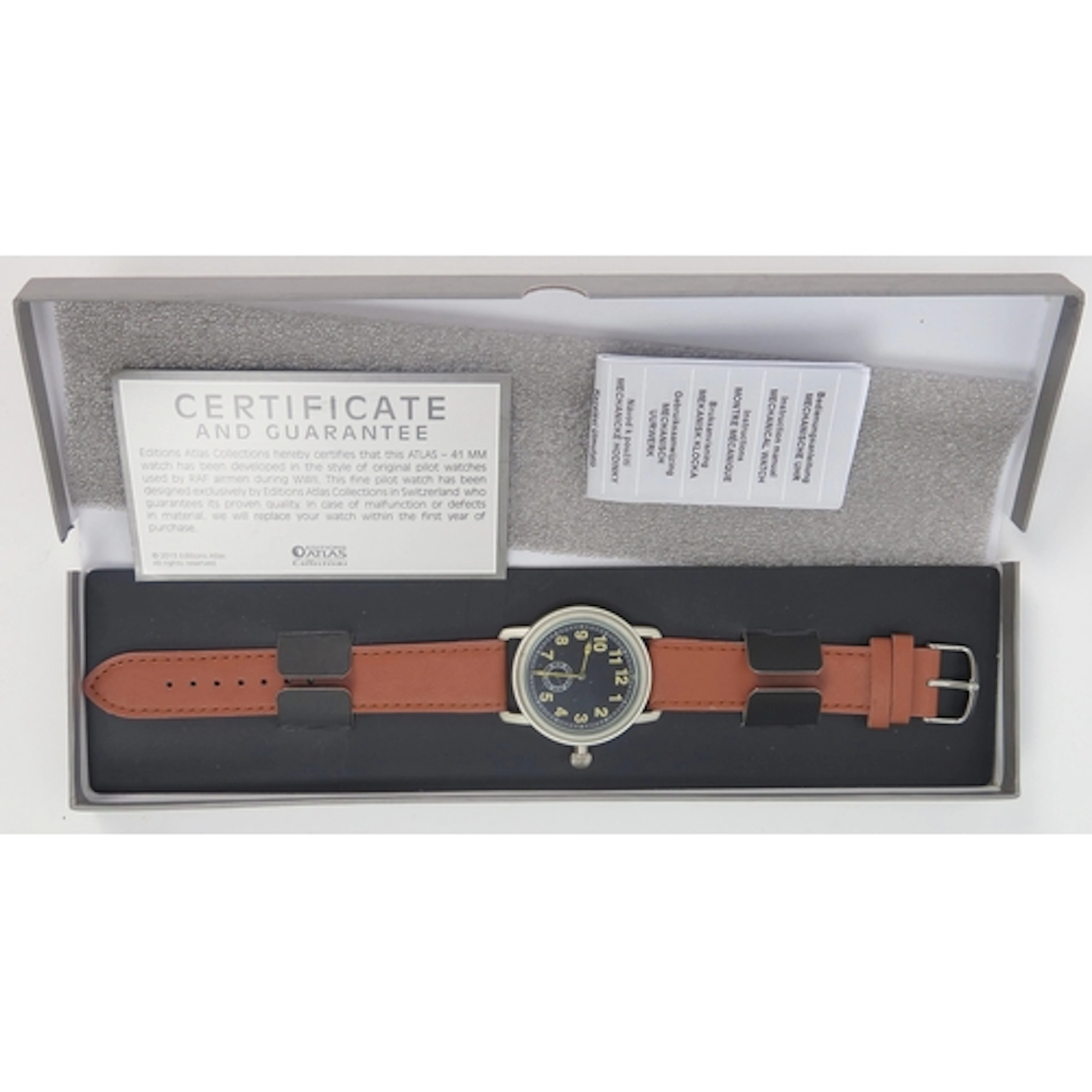 An Atlas Editions Pilot Watch Collection wristwatch with man...