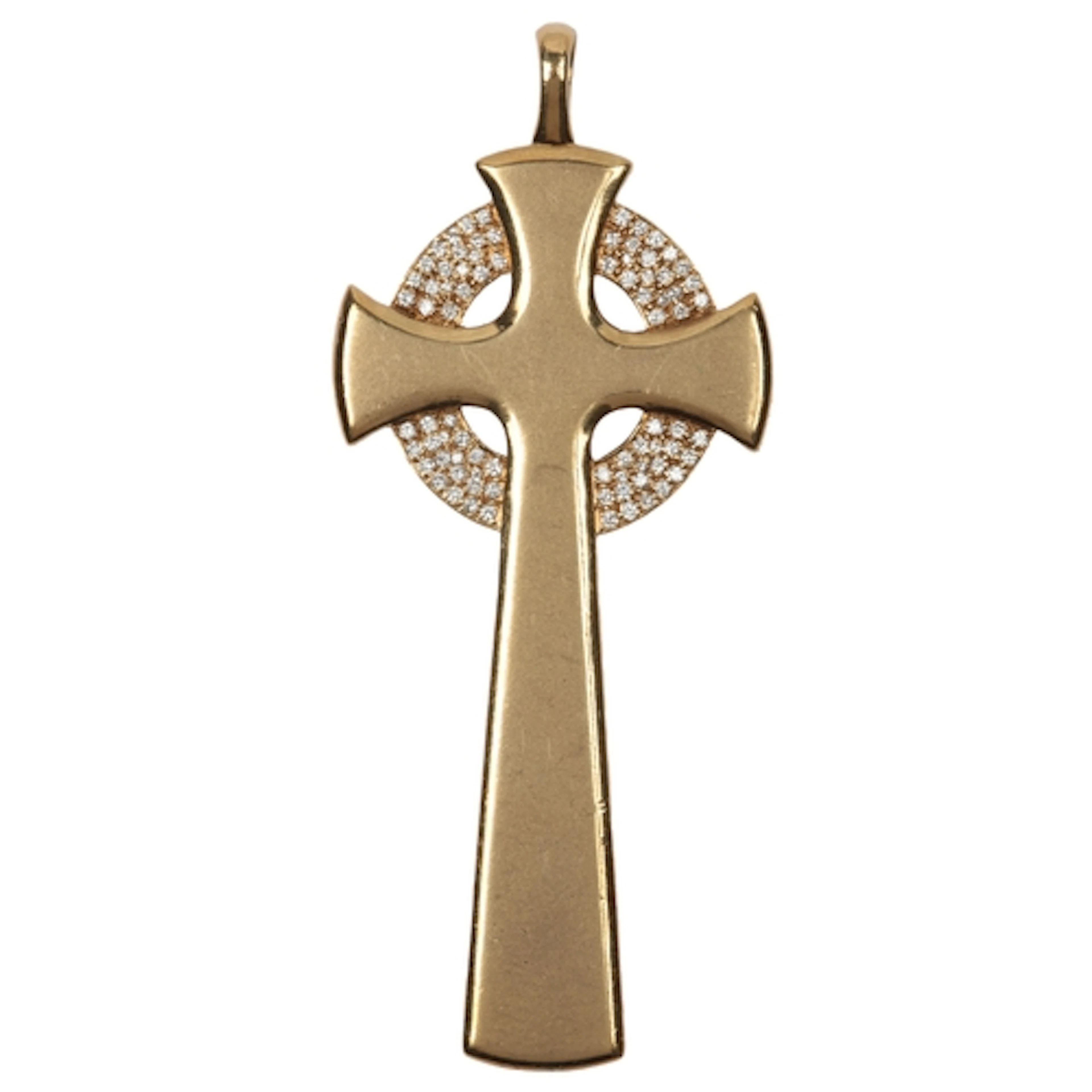 Theo Fennell, an 18ct gold and diamond cross, circa 1992, de...