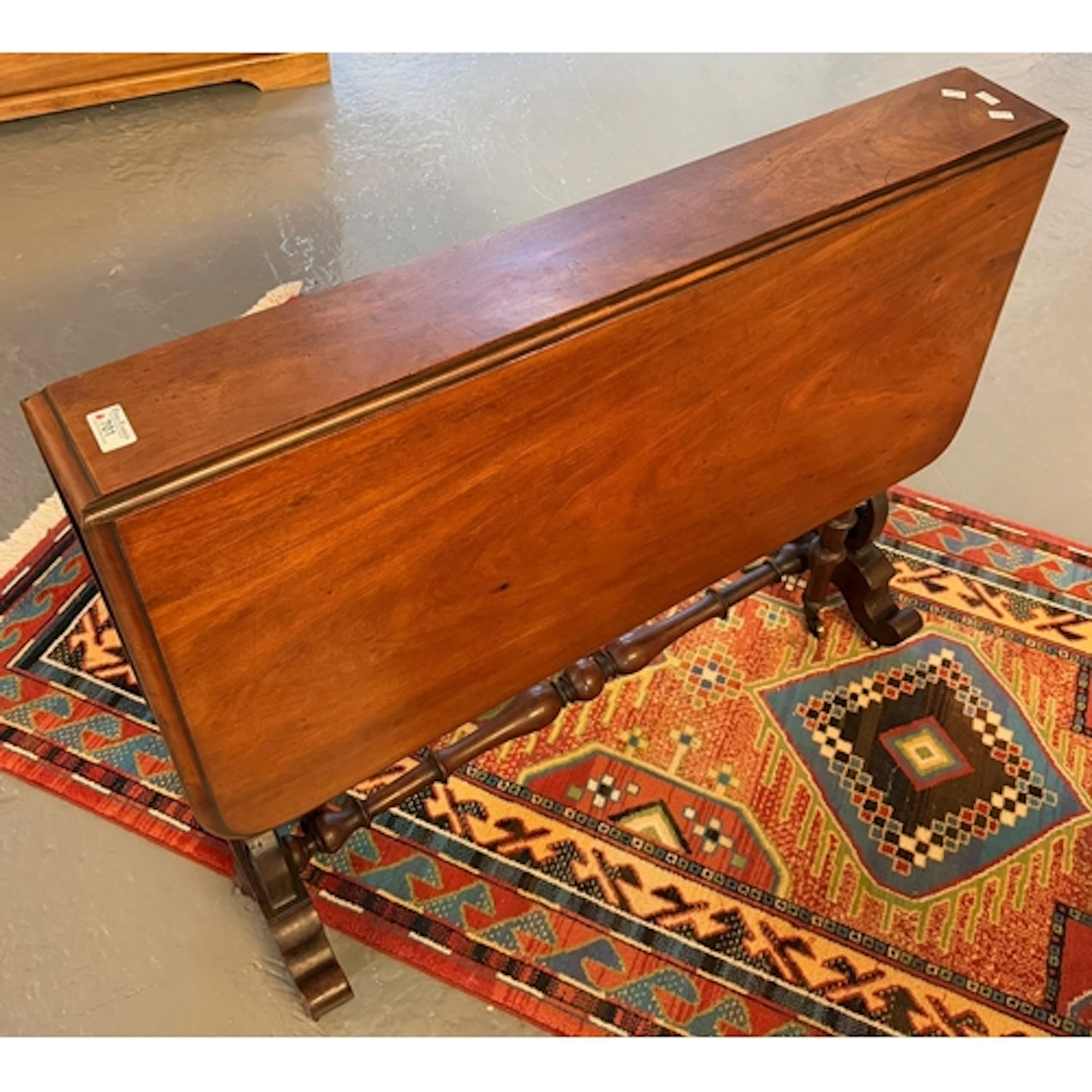 Victorian mahogany drop leaf gate leg Sutherland table with ...