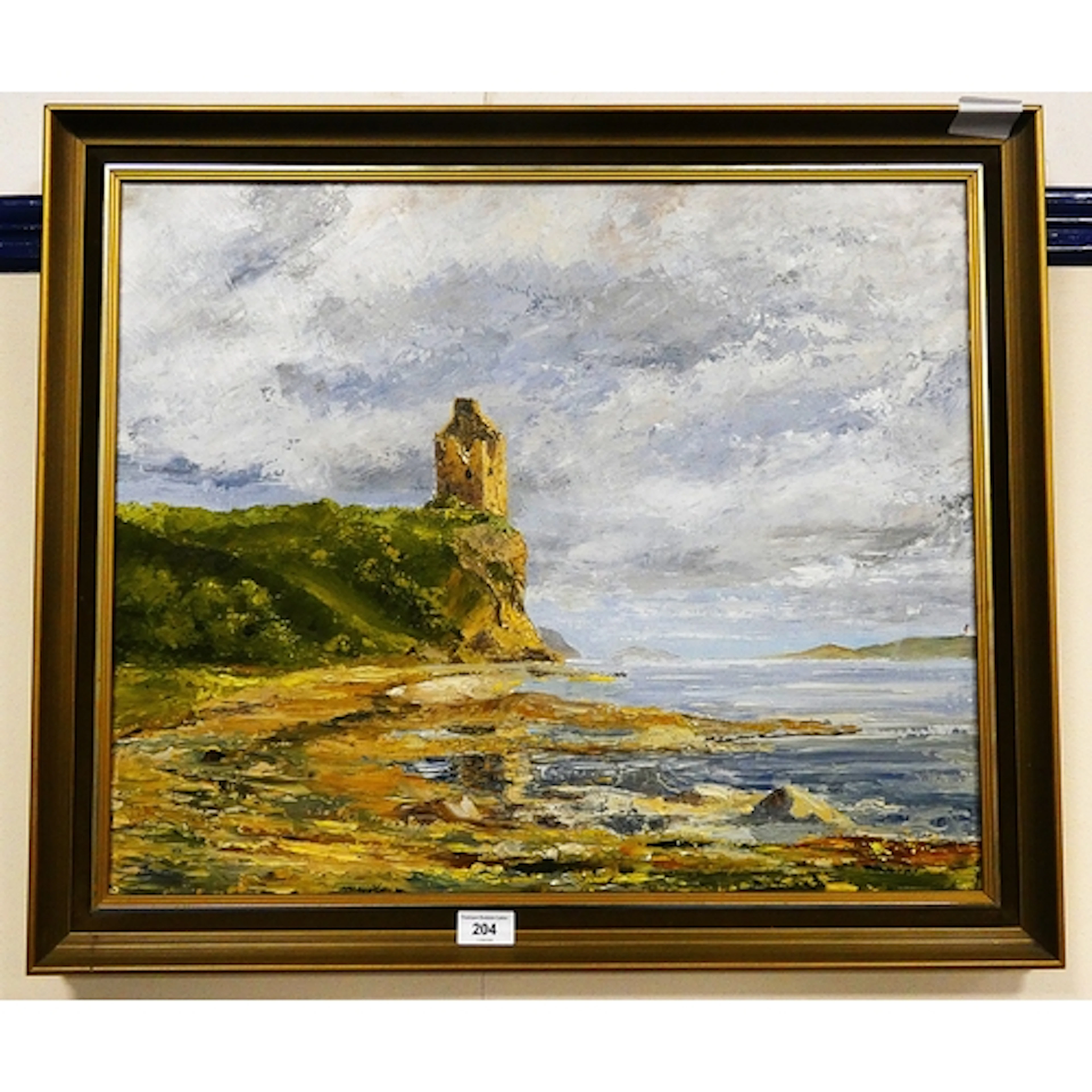 ATTRIBUTED to BOB MACKIE, SCOTTISH. Coastal Seascape, Probab...