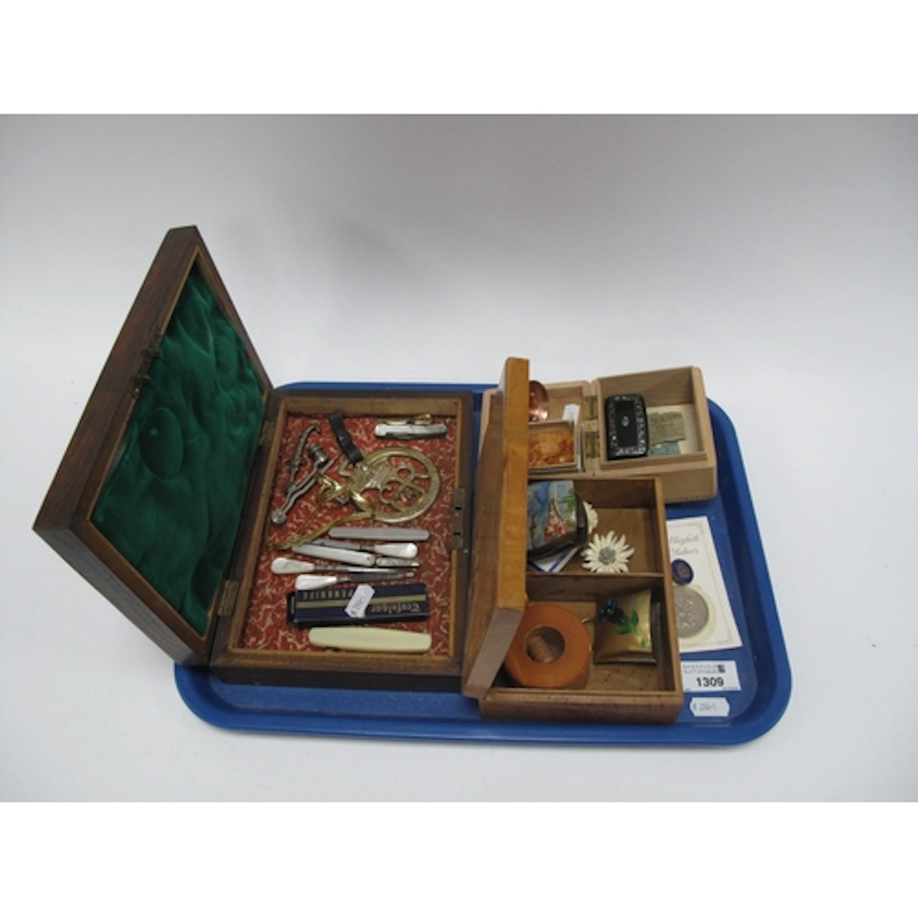 Collectables, including Five pound commemorative coin, vinta...