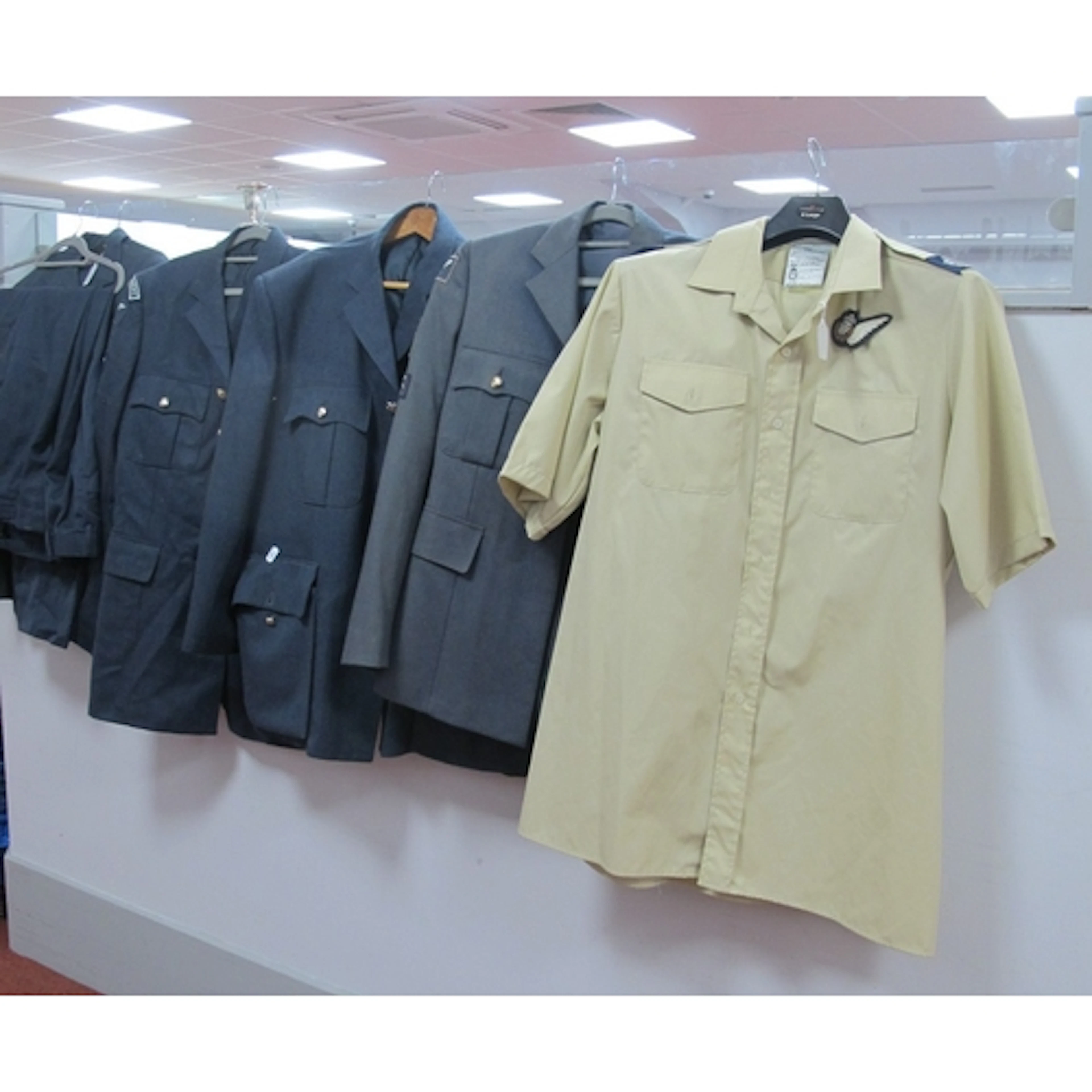 RAF Uniform Items comprising of service dress jacket with RA...