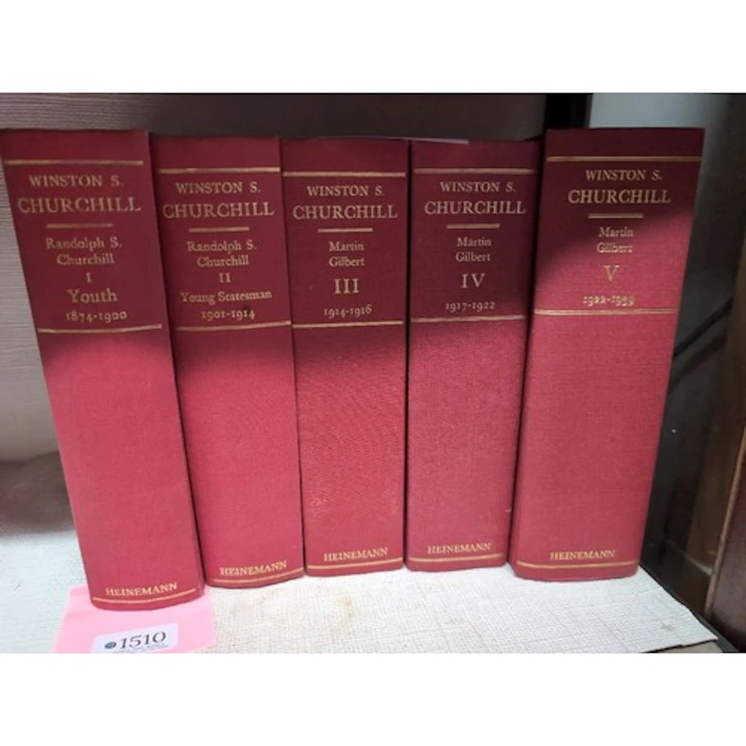 Winston Churchill volumes 1 to 5 written Randolph S Churchil...