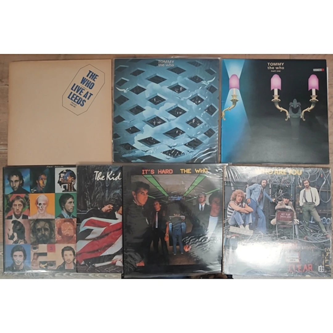 The Who - a group of 7 LPs.
