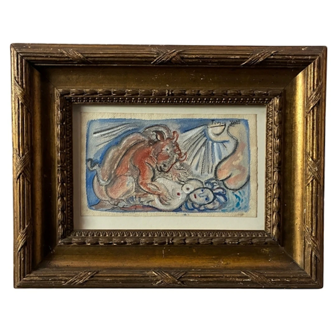 Manner of Pablo Picasso (1881-1973) - Minotaur Attacking an ...