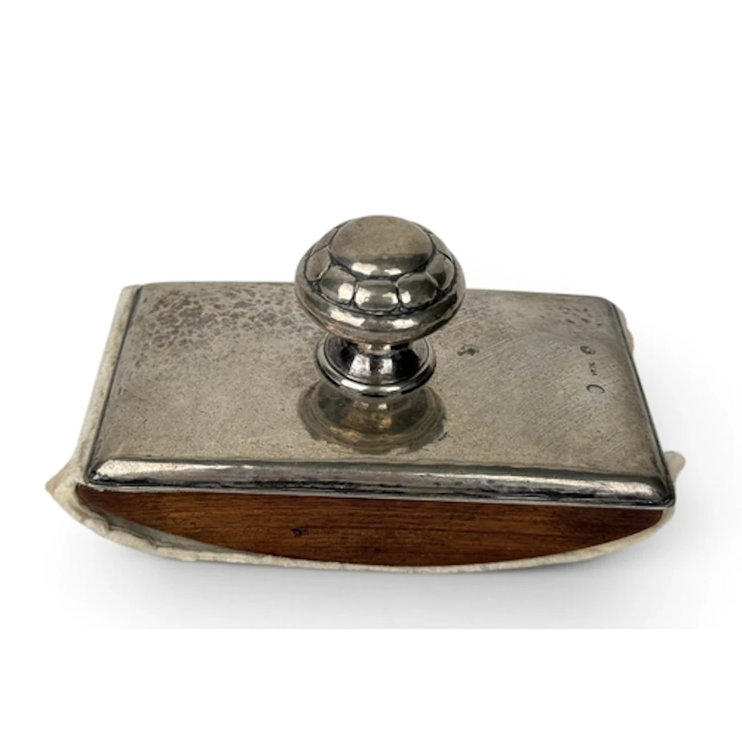A DANISH ARTS AND CRAFTS SILVER ROCKER BLOTTER, COPENHAGEN D...