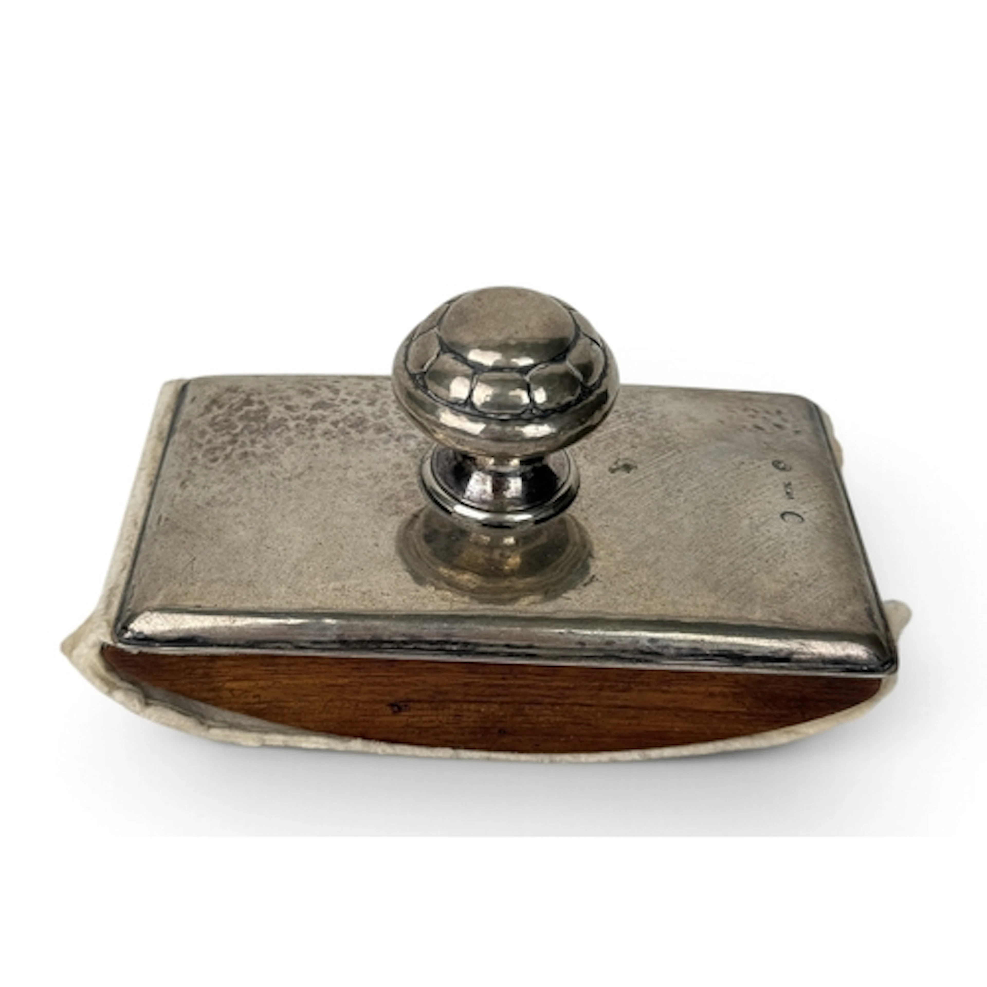 A DANISH ARTS AND CRAFTS SILVER ROCKER BLOTTER, COPENHAGEN D...