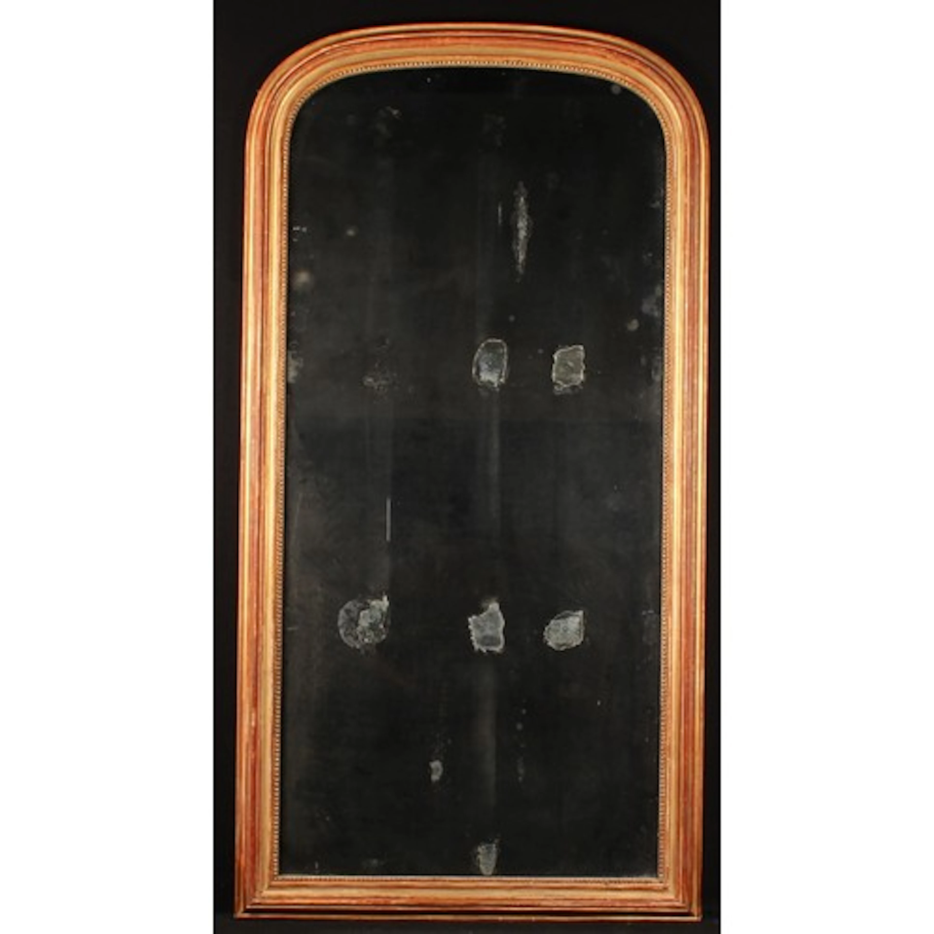 A large Victorian giltwood and gesso pier or chimney glass, ...