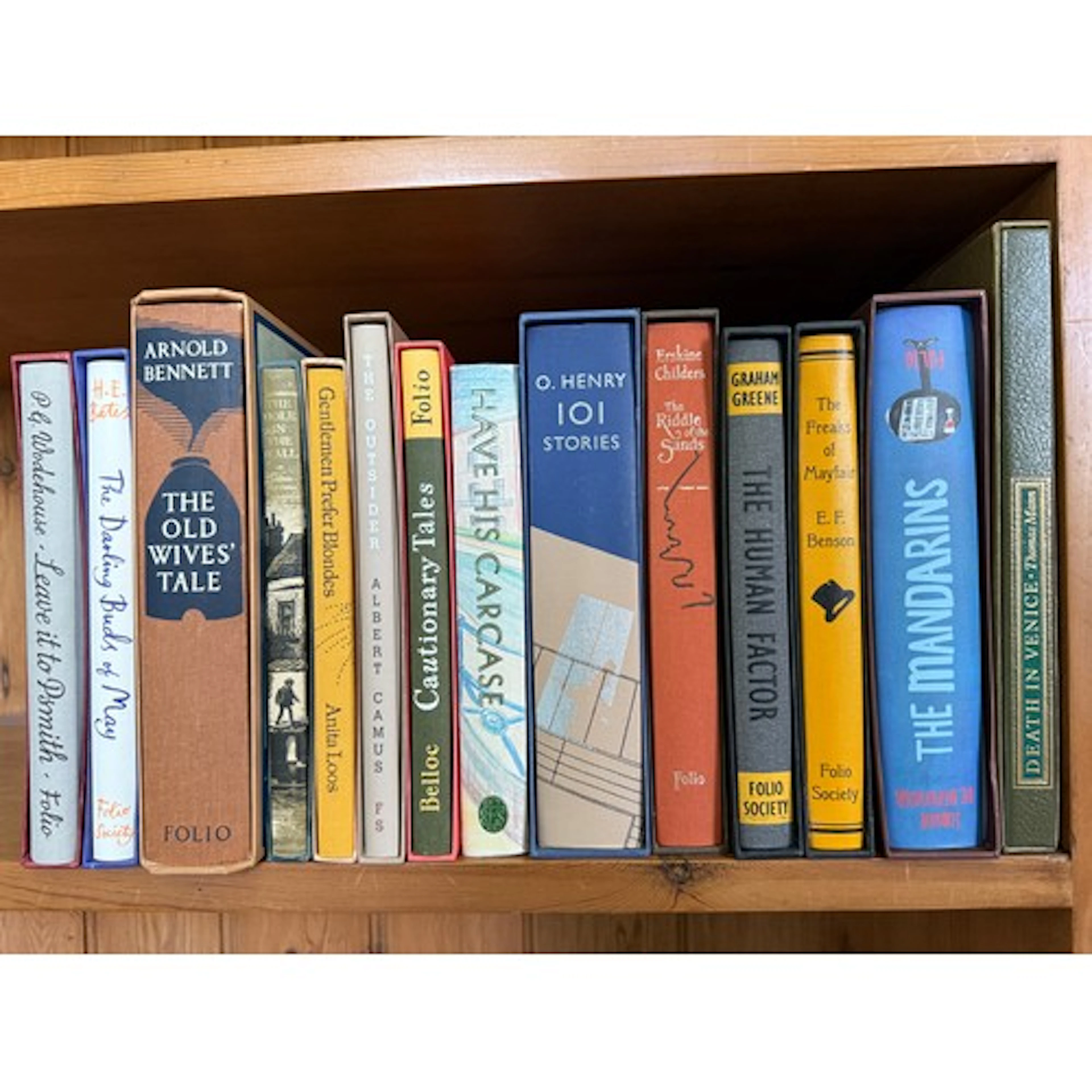 Folio novels: P.G. Woodhouse 'Leave it to Psmith', H.E. Bate...