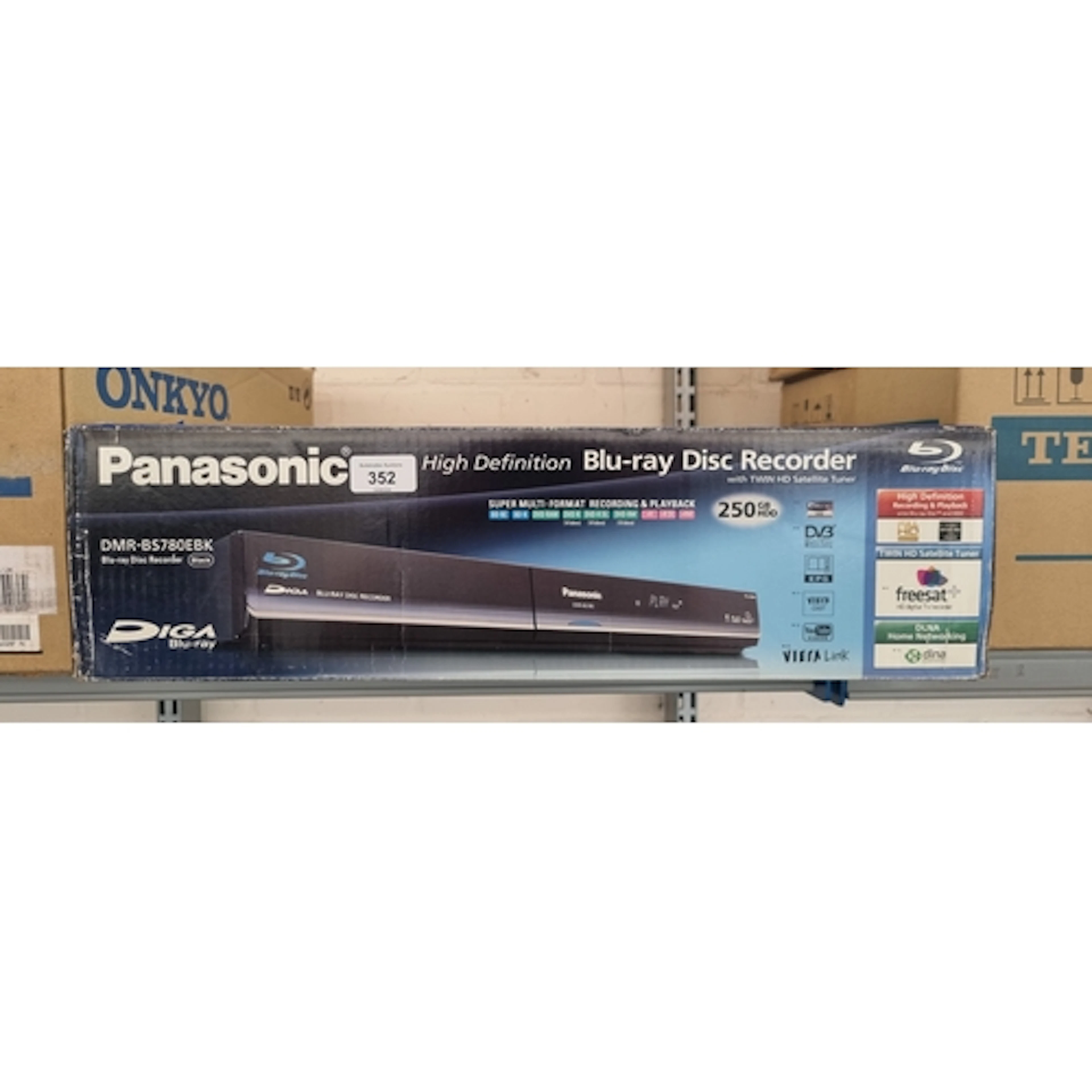 A new Panasonic blue ray disc recorder (in box)
