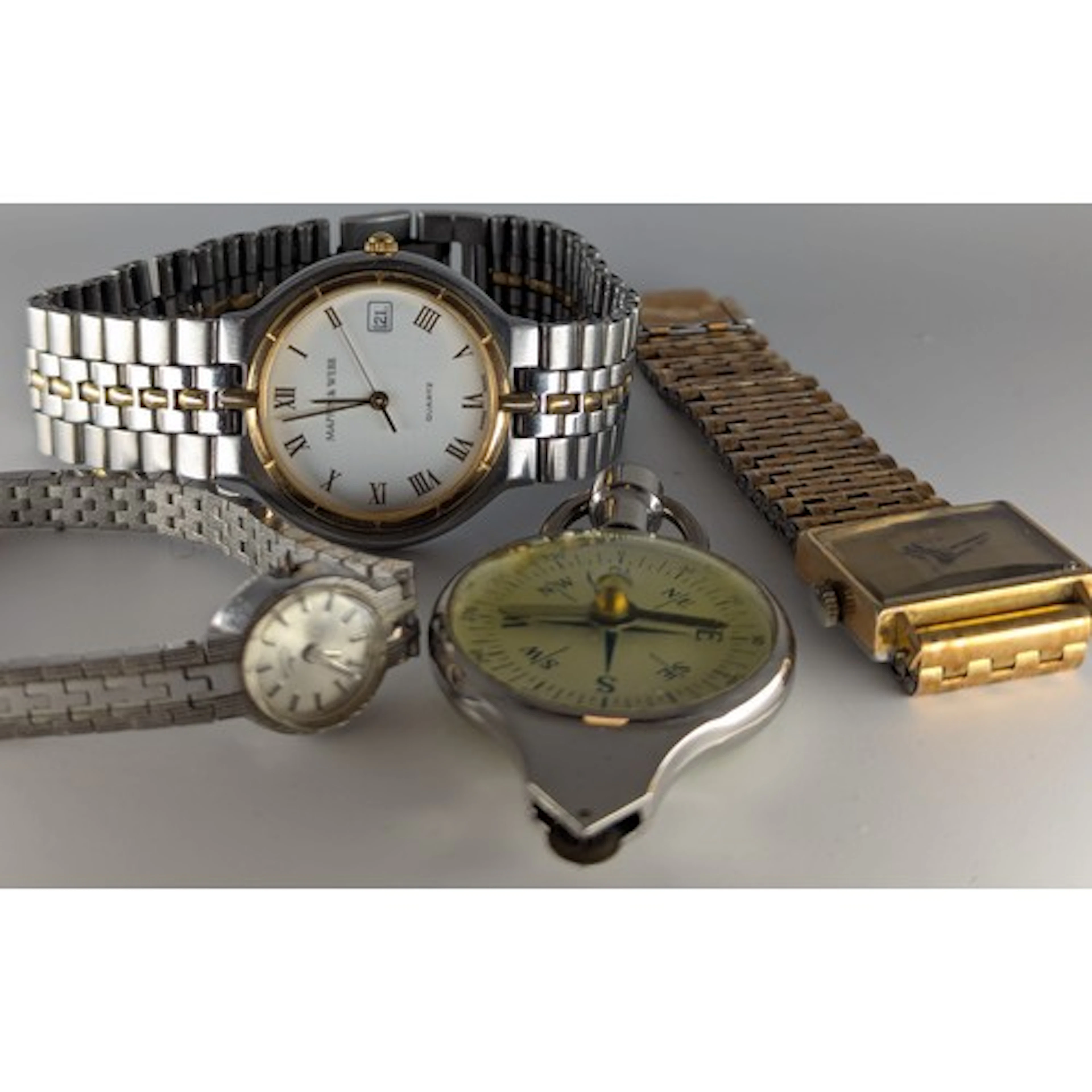 Watches - a vintage Tissot Sari gold plated wristwatch, ref ...