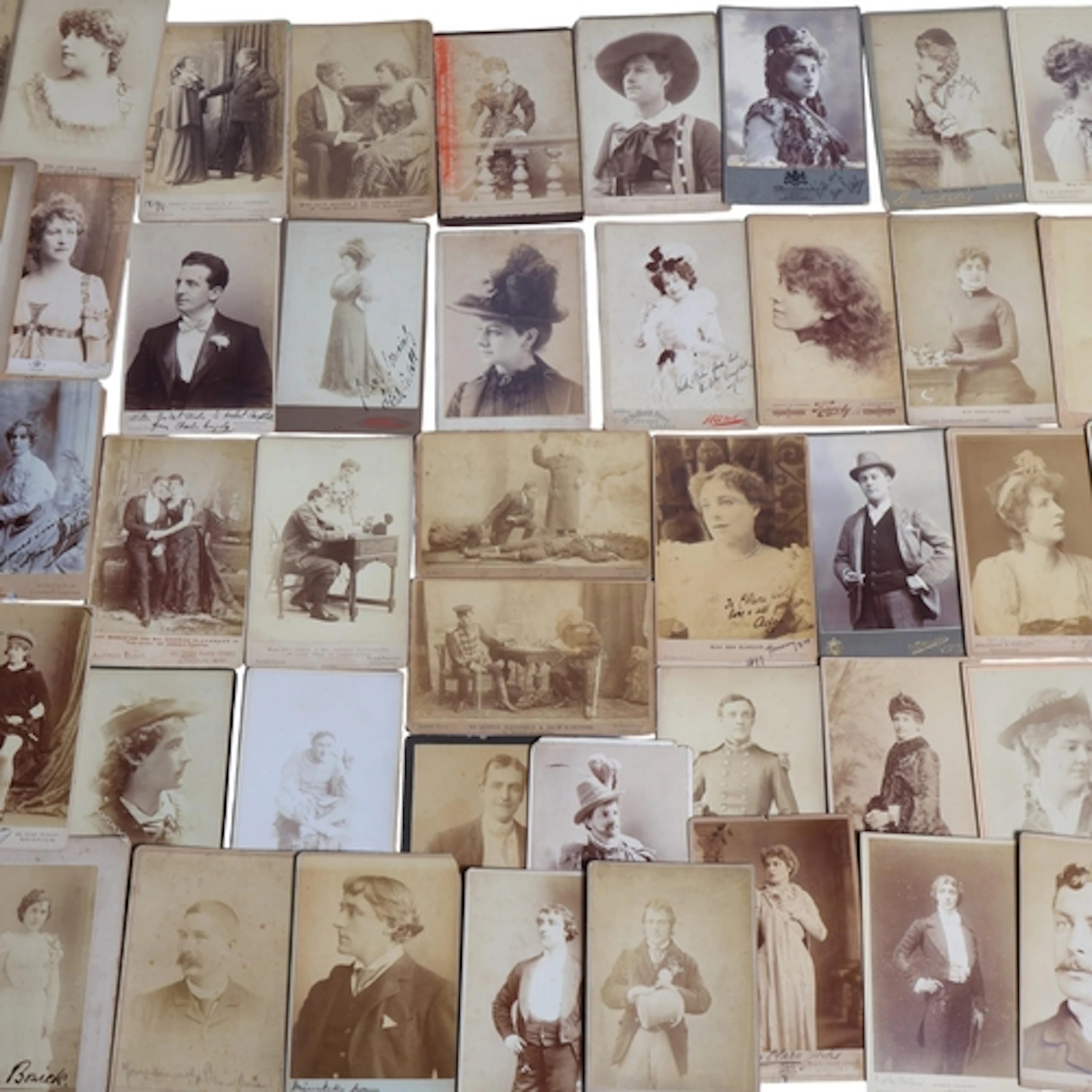 A large quantity (c.135 photographs) of cabinet photographs ...