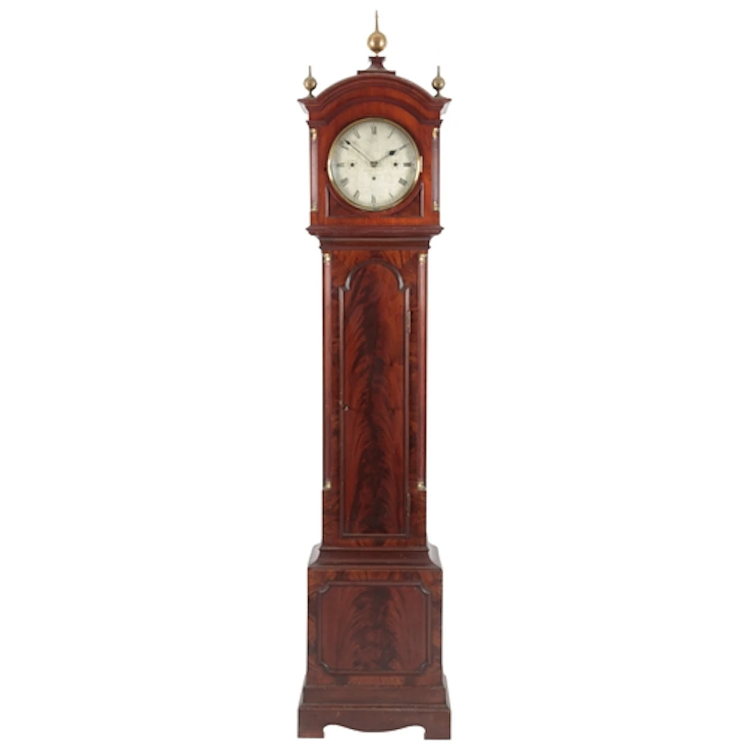 A 19th century George III style mahogany striking and chimin...