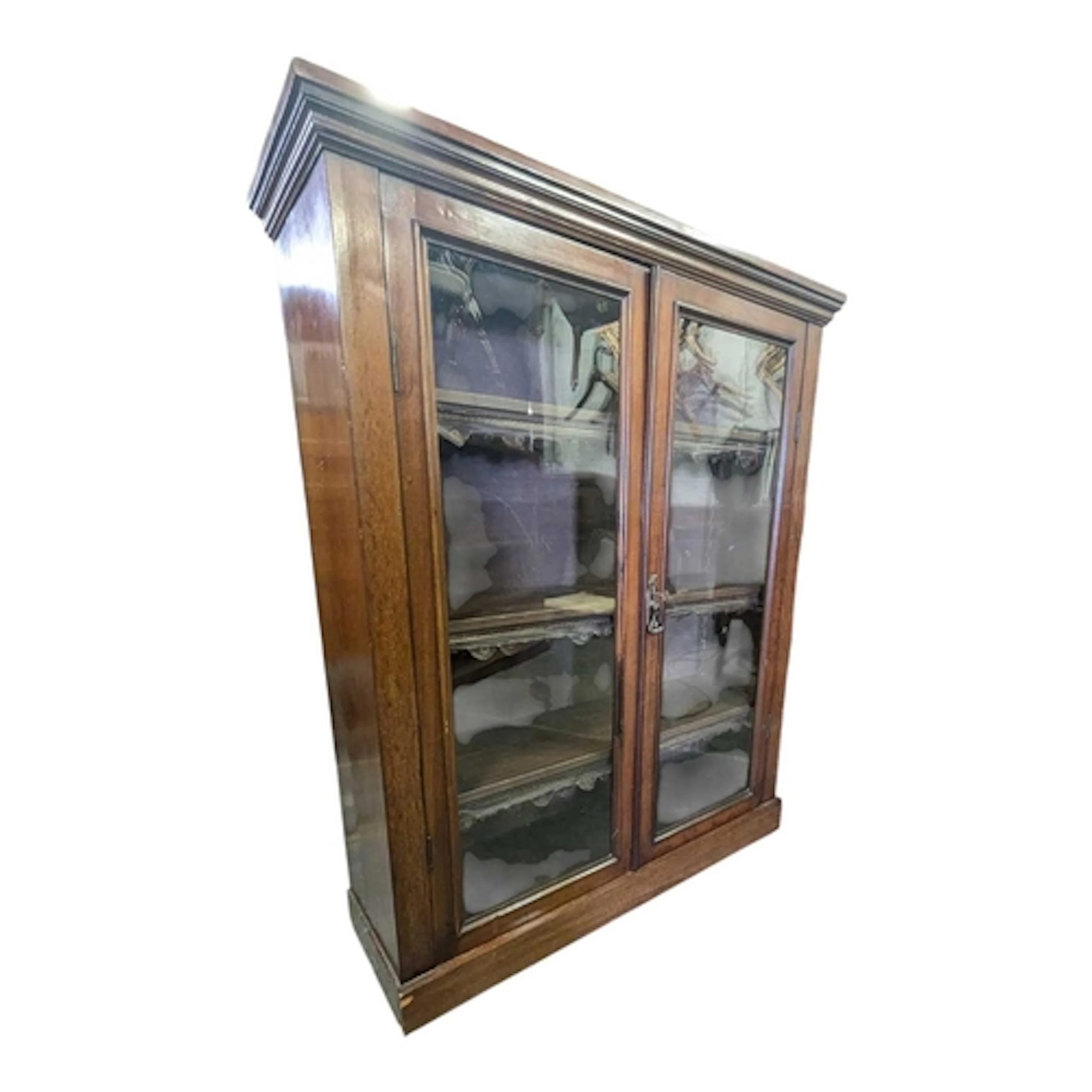 An early 20th cenutury Edwardian mahogany twin glazed door b...