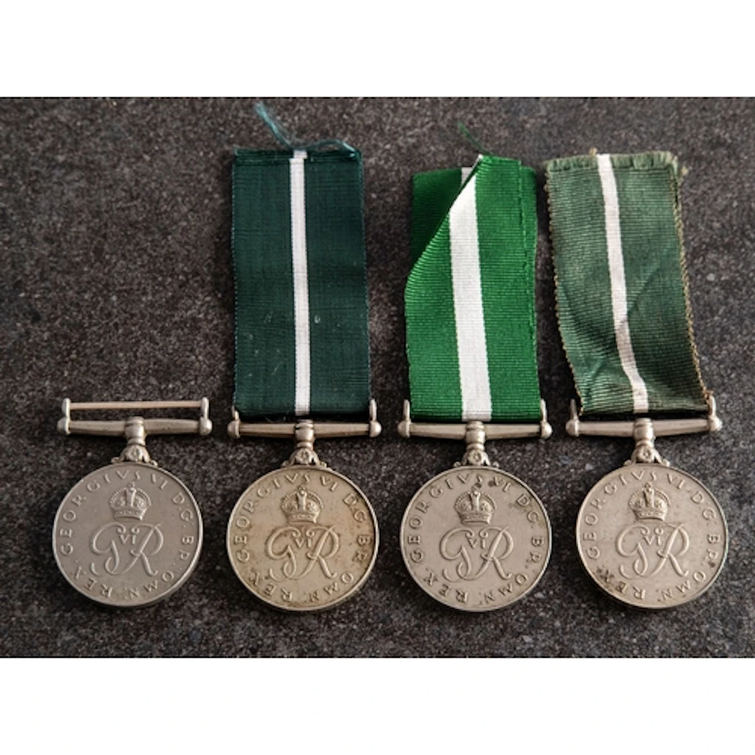Four KGVI Pakistan Independence Medals (1947) '36566/PJO SUB...