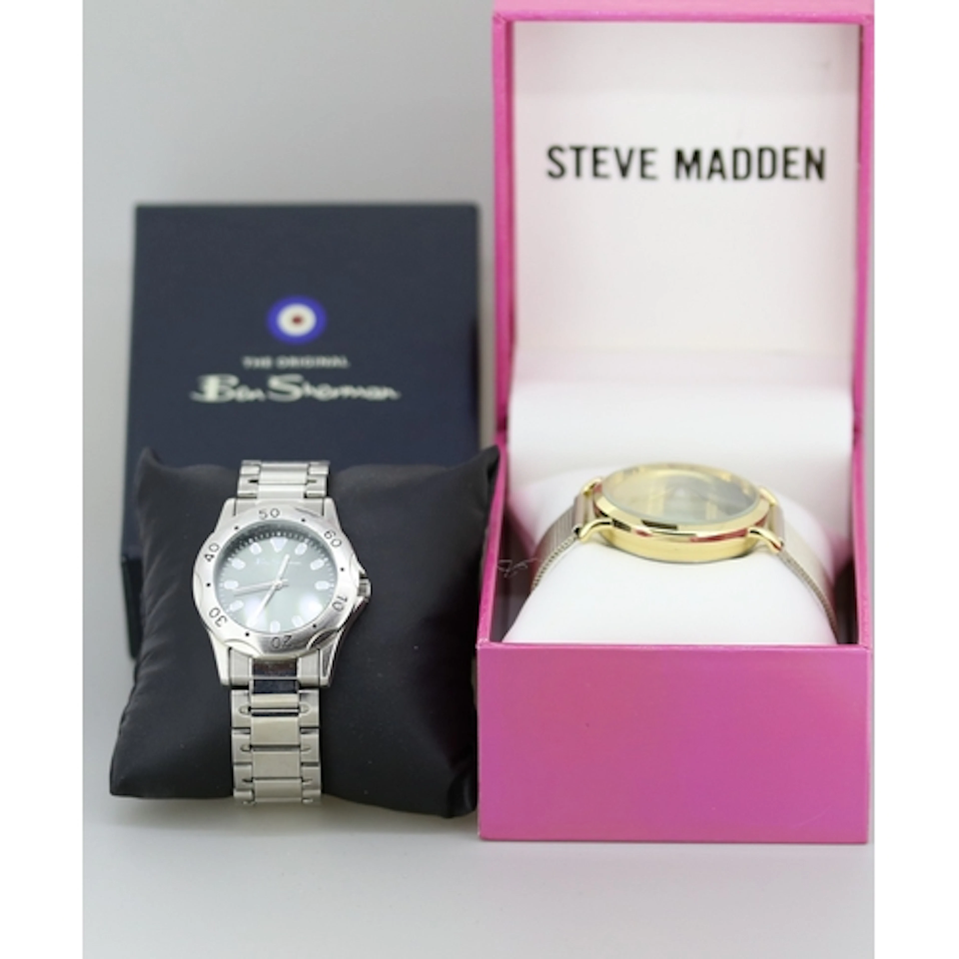 Ben Sherman and Steve Madden Wristwatches Two Items in Lot