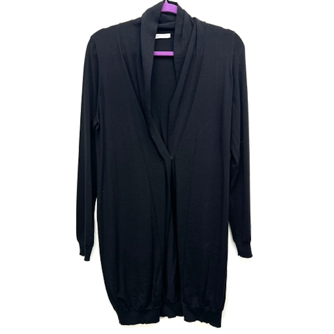 A Lamberto Losani black cashmere wrap dress; together with f...