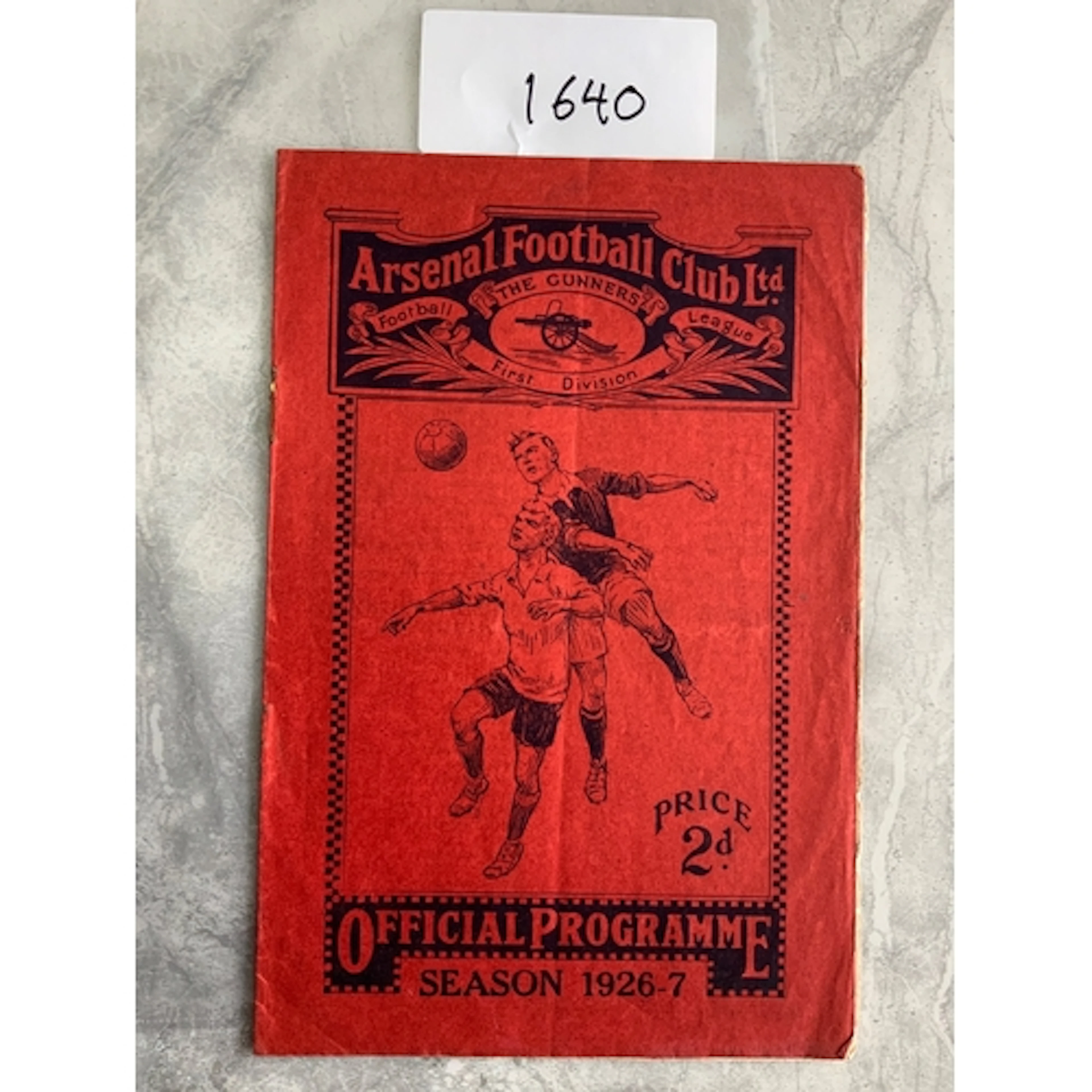 1926 - 1927 Arsenal v Leeds United Football Programme: Good ...