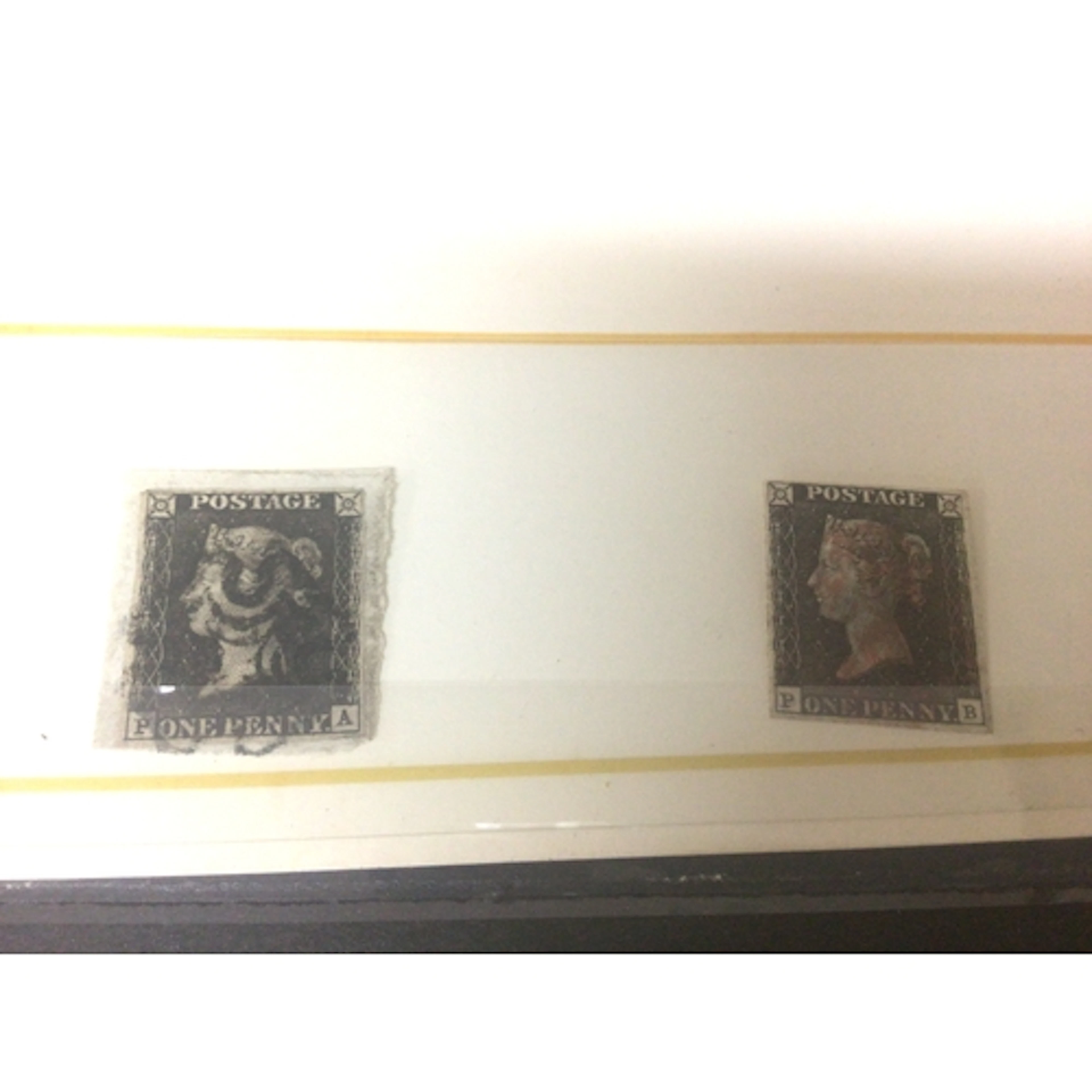 An album of stamps including two Victorian Penny blacks othw...