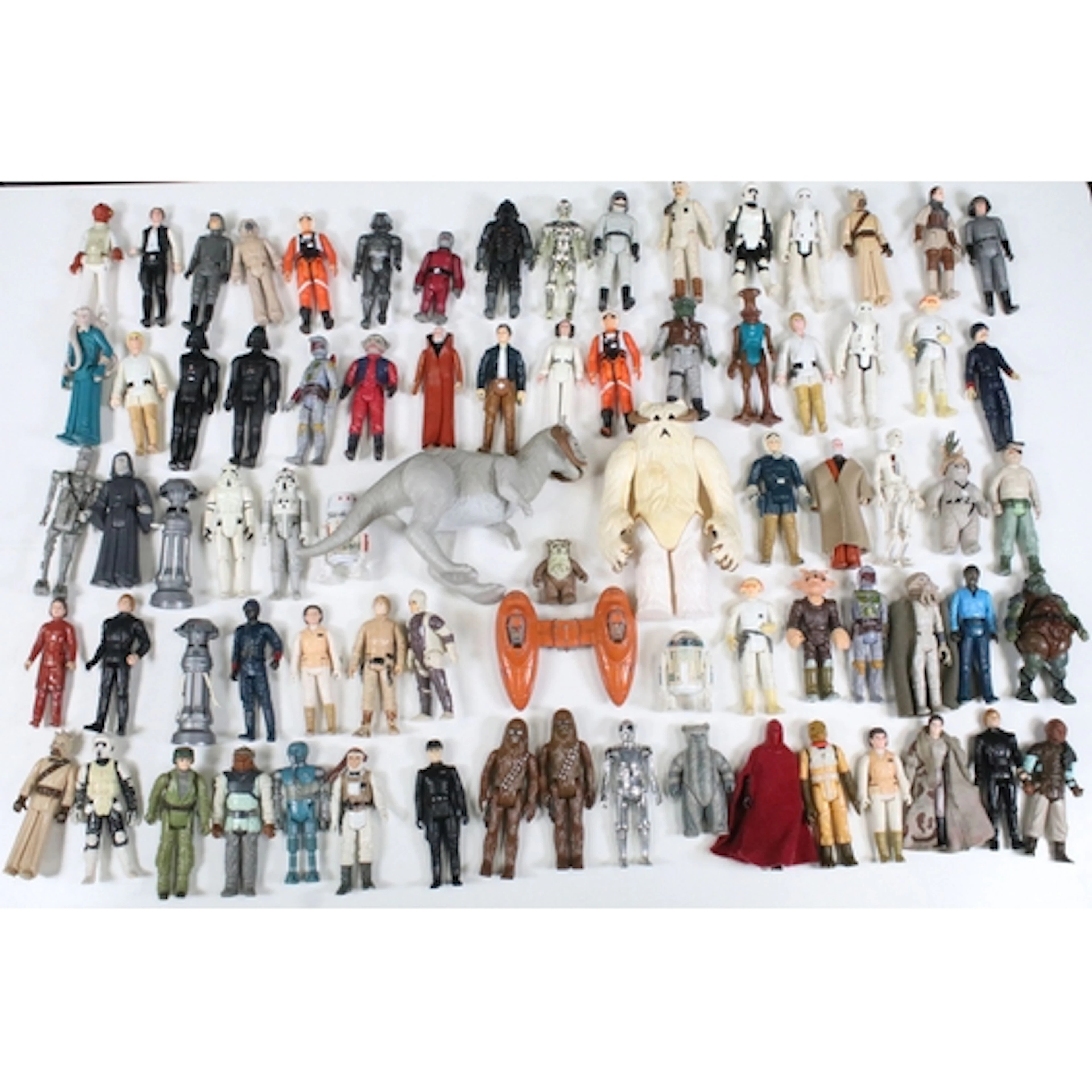 Star Wars - 78 Original Star Wars figures to include Luke Sk...