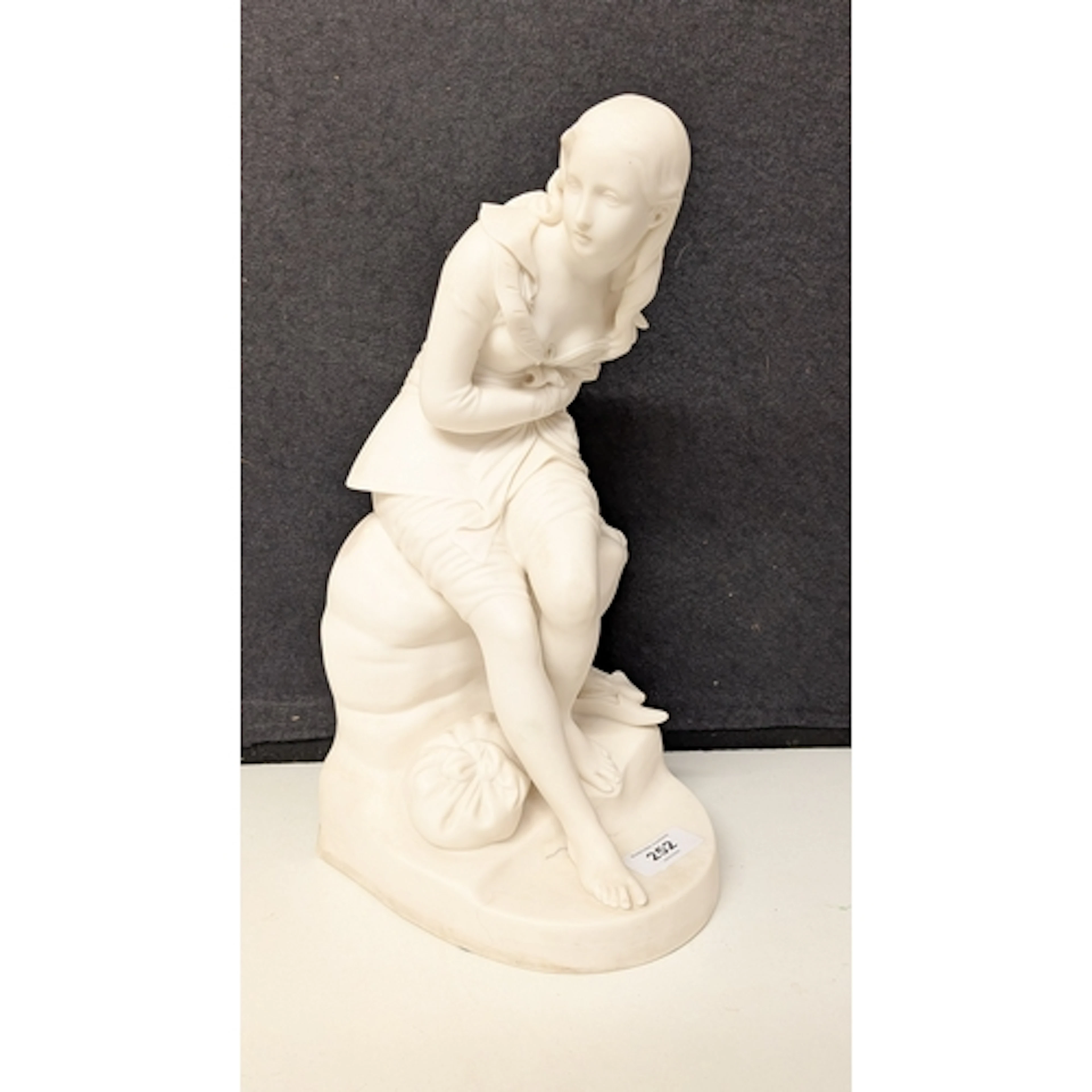 A Minton Parian figure of Dorothea made of the Sommerley Art...