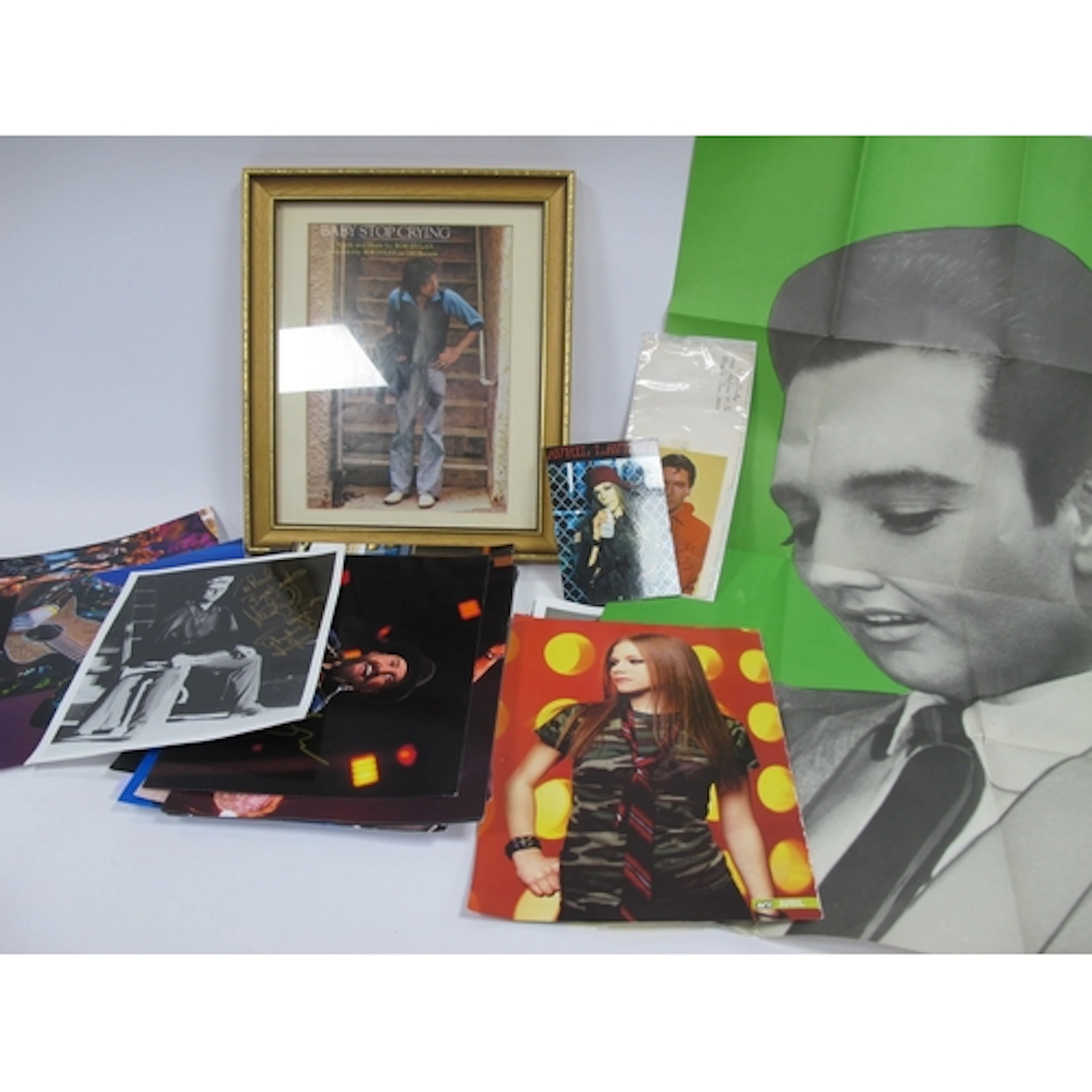 A Quantity of Singed Photographs, artists include Lady Gaga,...