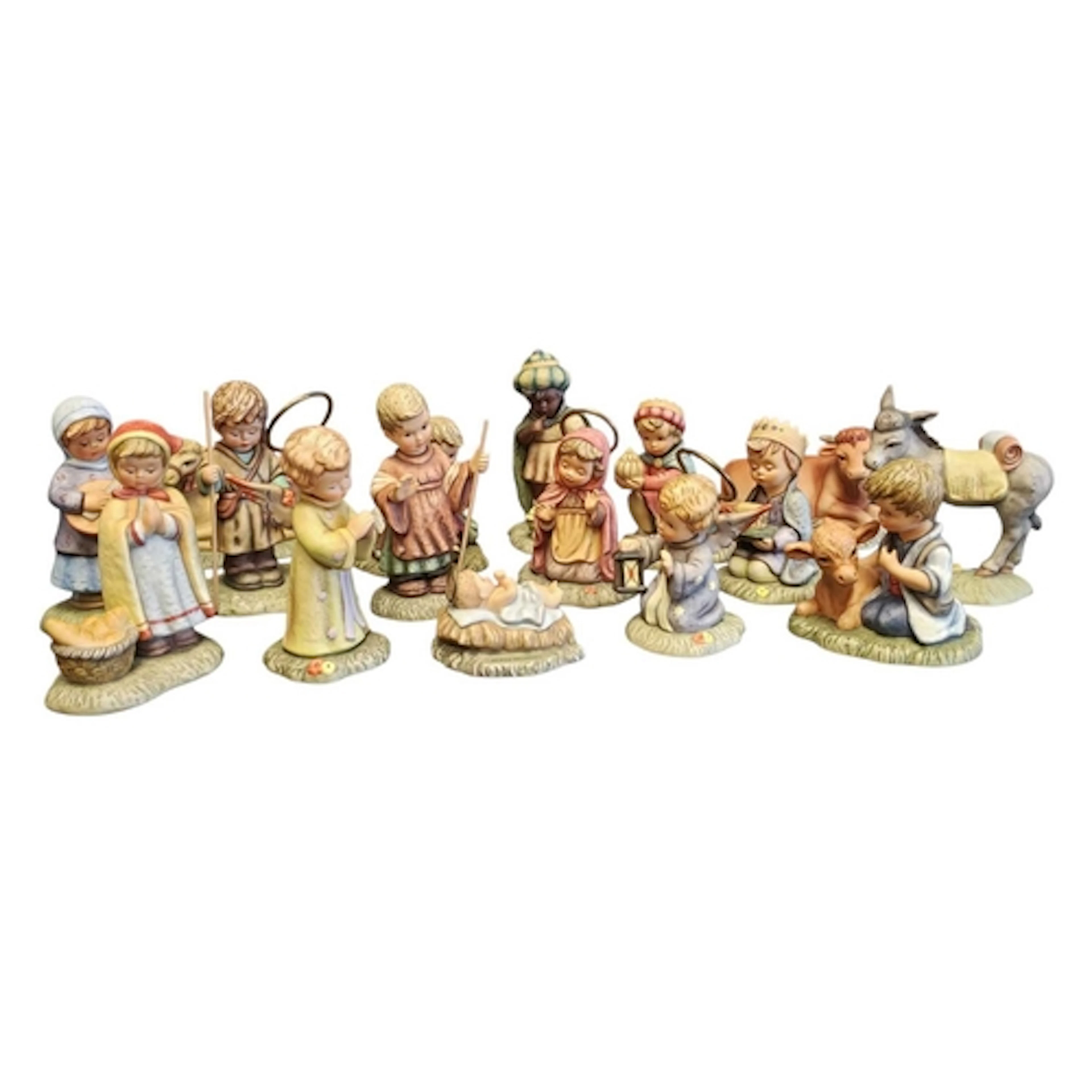 Studio Hummel - Goebel - 1996 bisque porcelain nativity figu...
