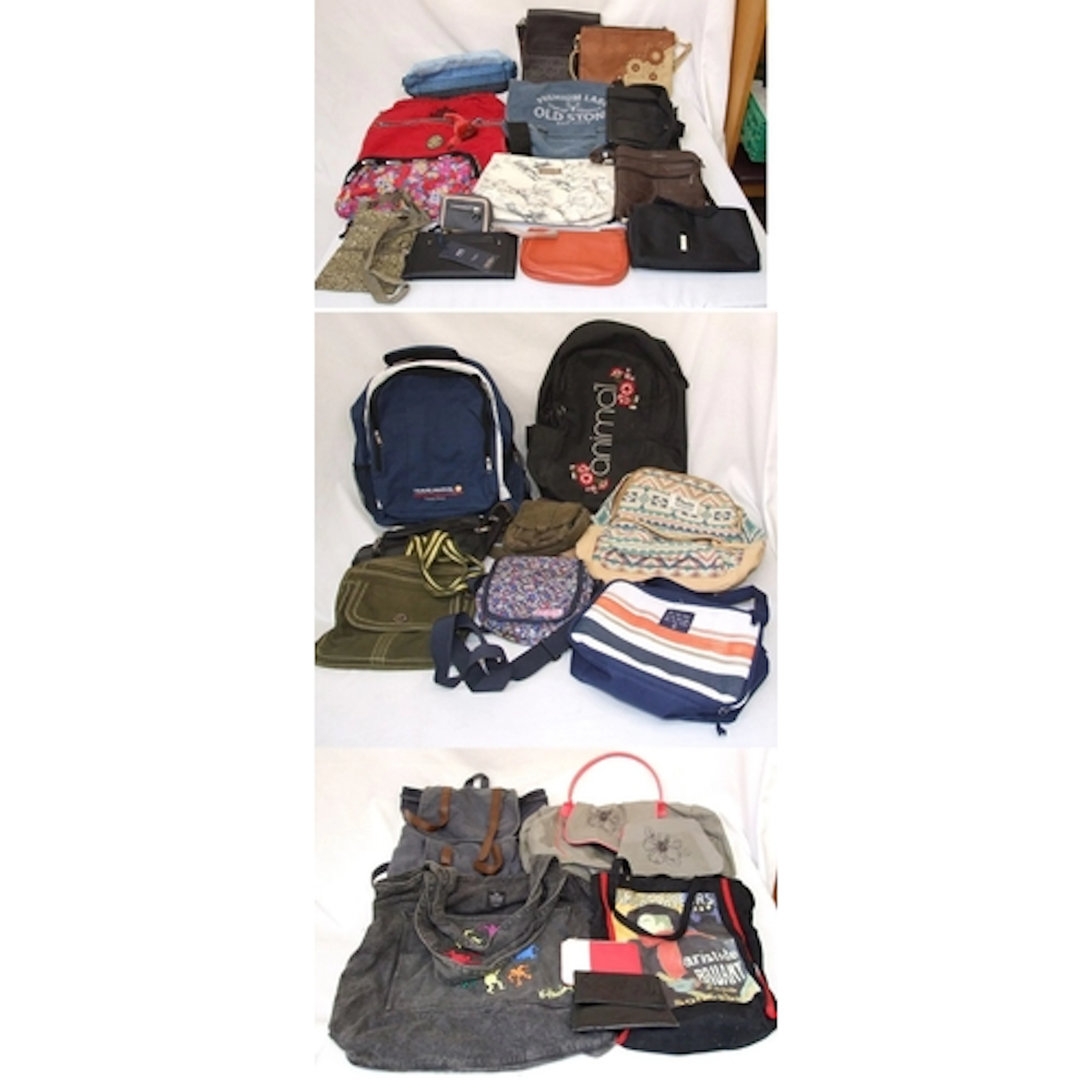 Travel Bags, Handbags, Rucksacks, purses etc. incl. Kipling,...