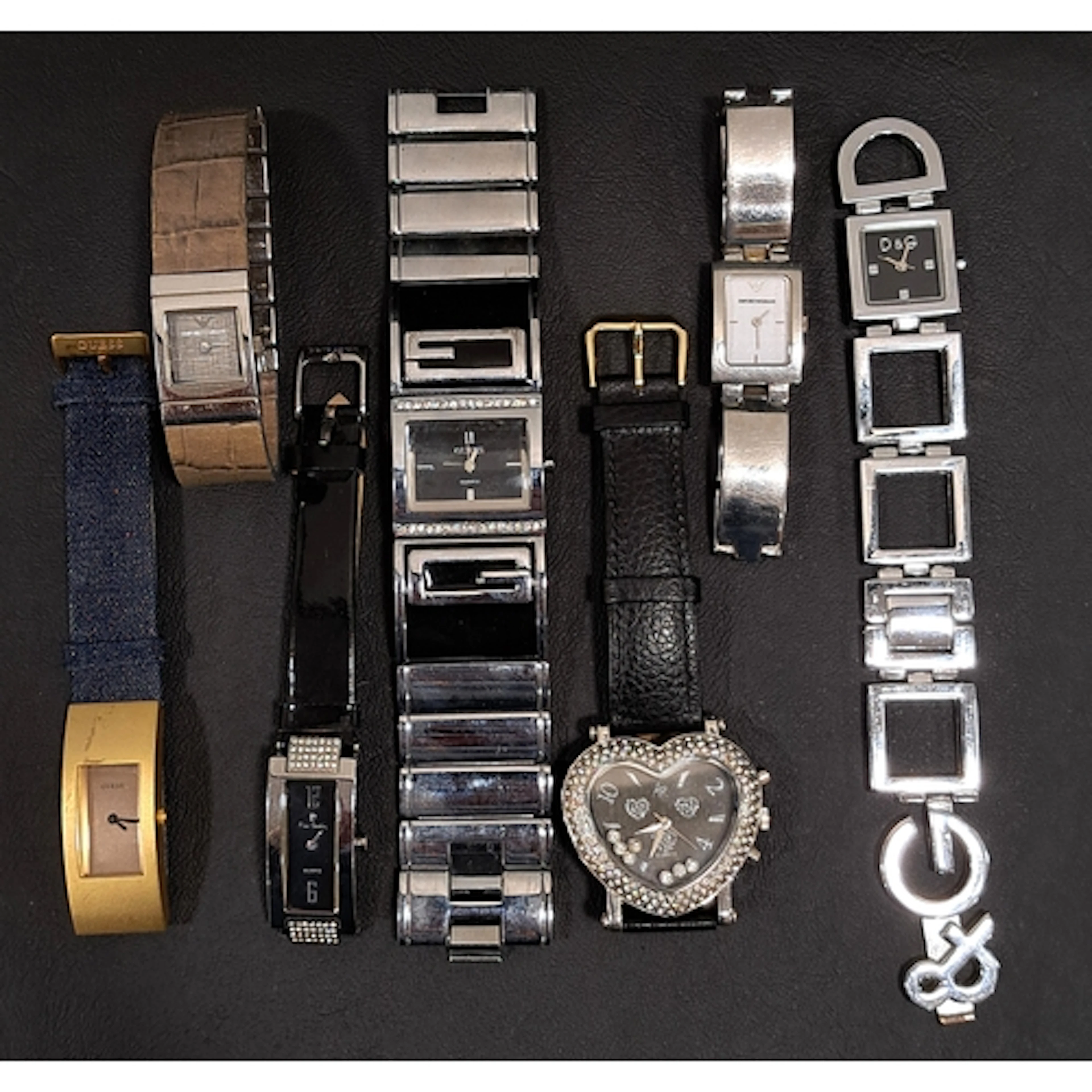SELECTION OF LADIES FASION WRISTWATCHES including Pierre Car...