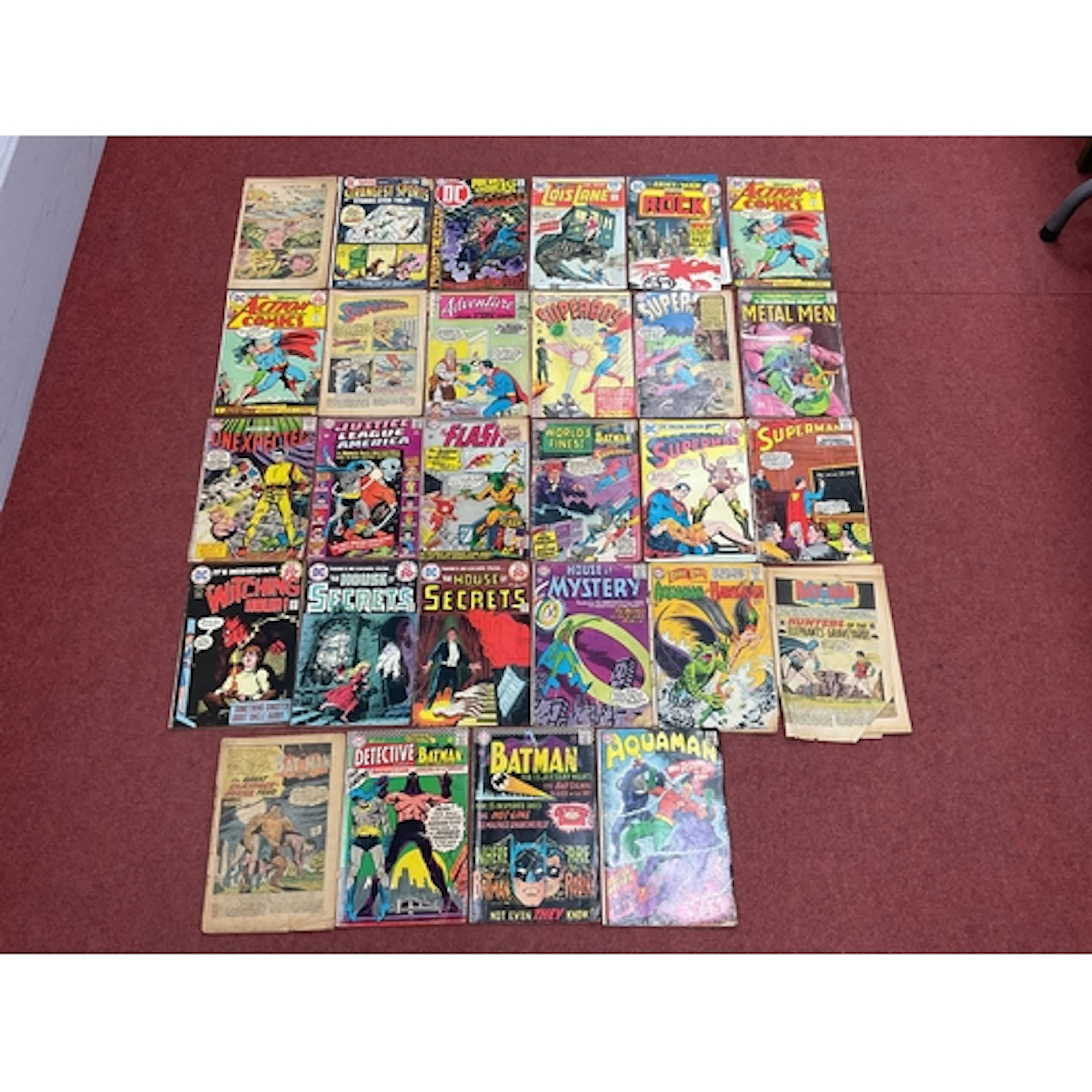 Approximately Twenty Five Silver and Bronze Age Comics by DC...