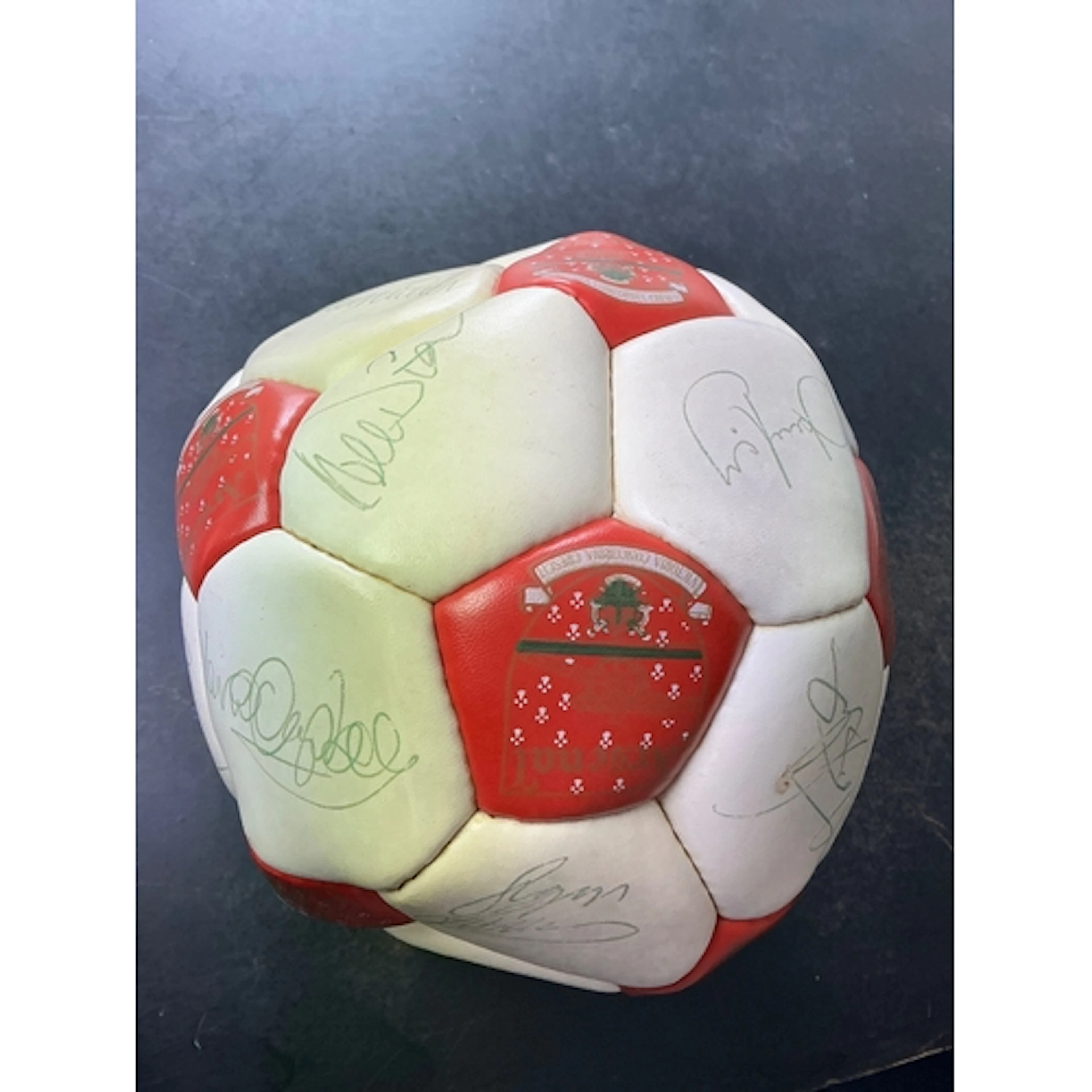 Arsenal Late 80s Signed Football: Possibly from the great ch...