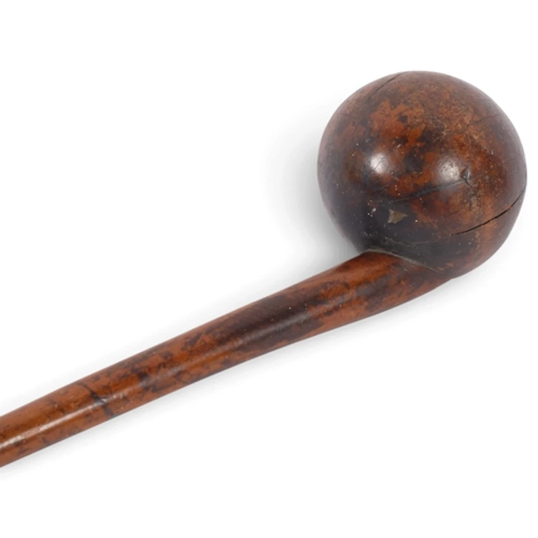 An African hardwood knobkerrie, L55cm