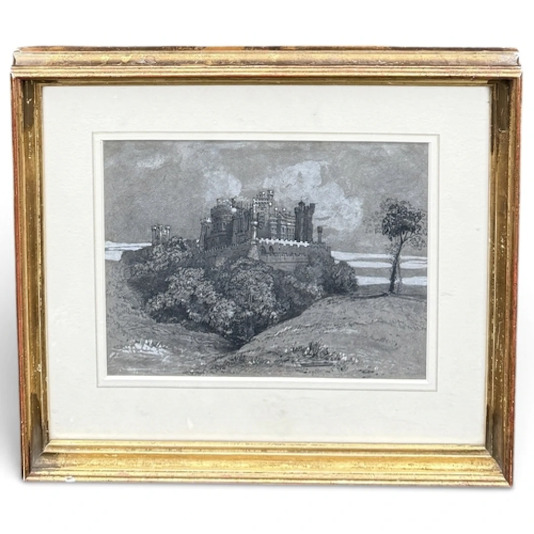 JOHN SELL COTMAN (BRITISH, 1782-1842): BELVOIR CASTLE Graphi...