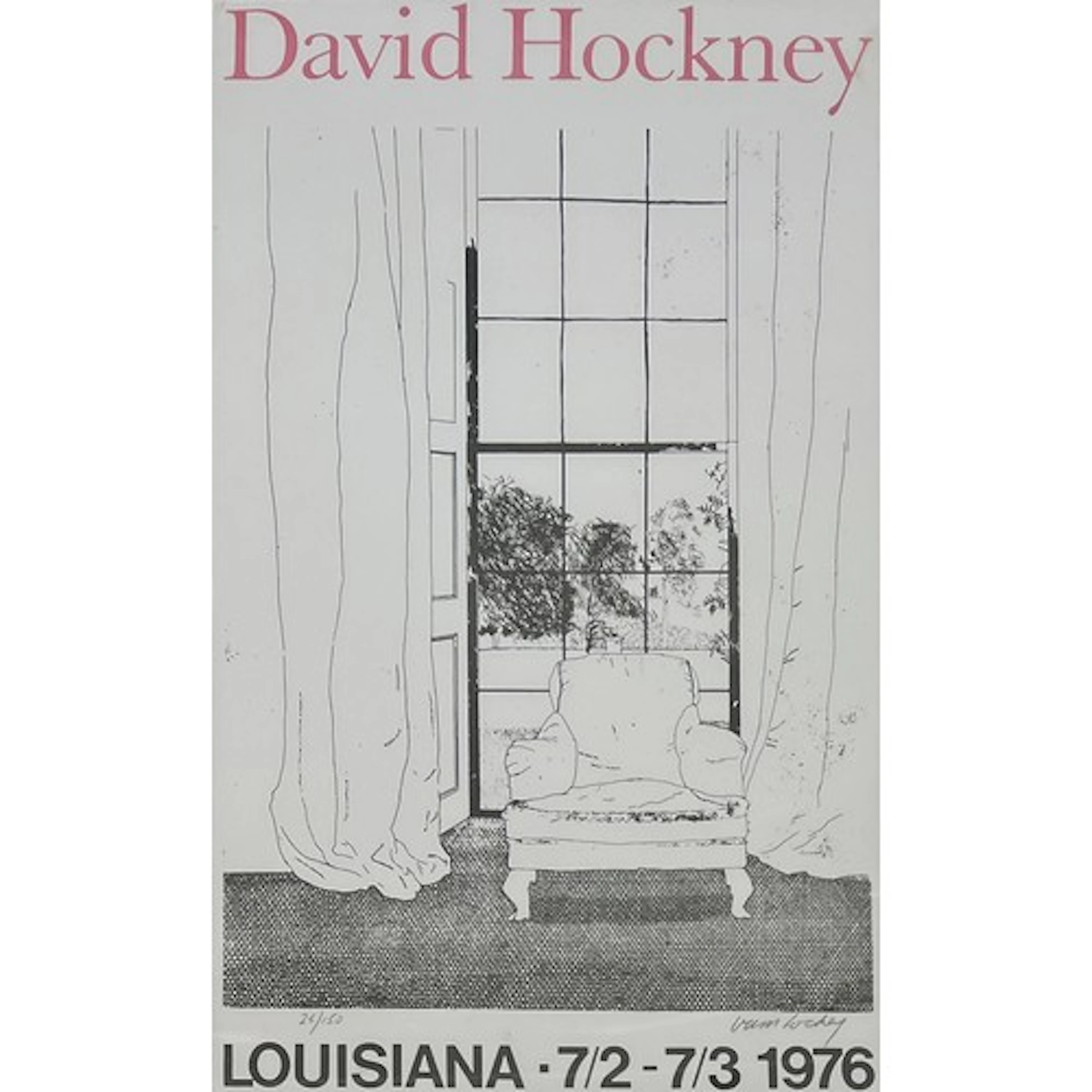 David Hockney R.A. (1937-2026), Louisiana Gallery 1976, gall...