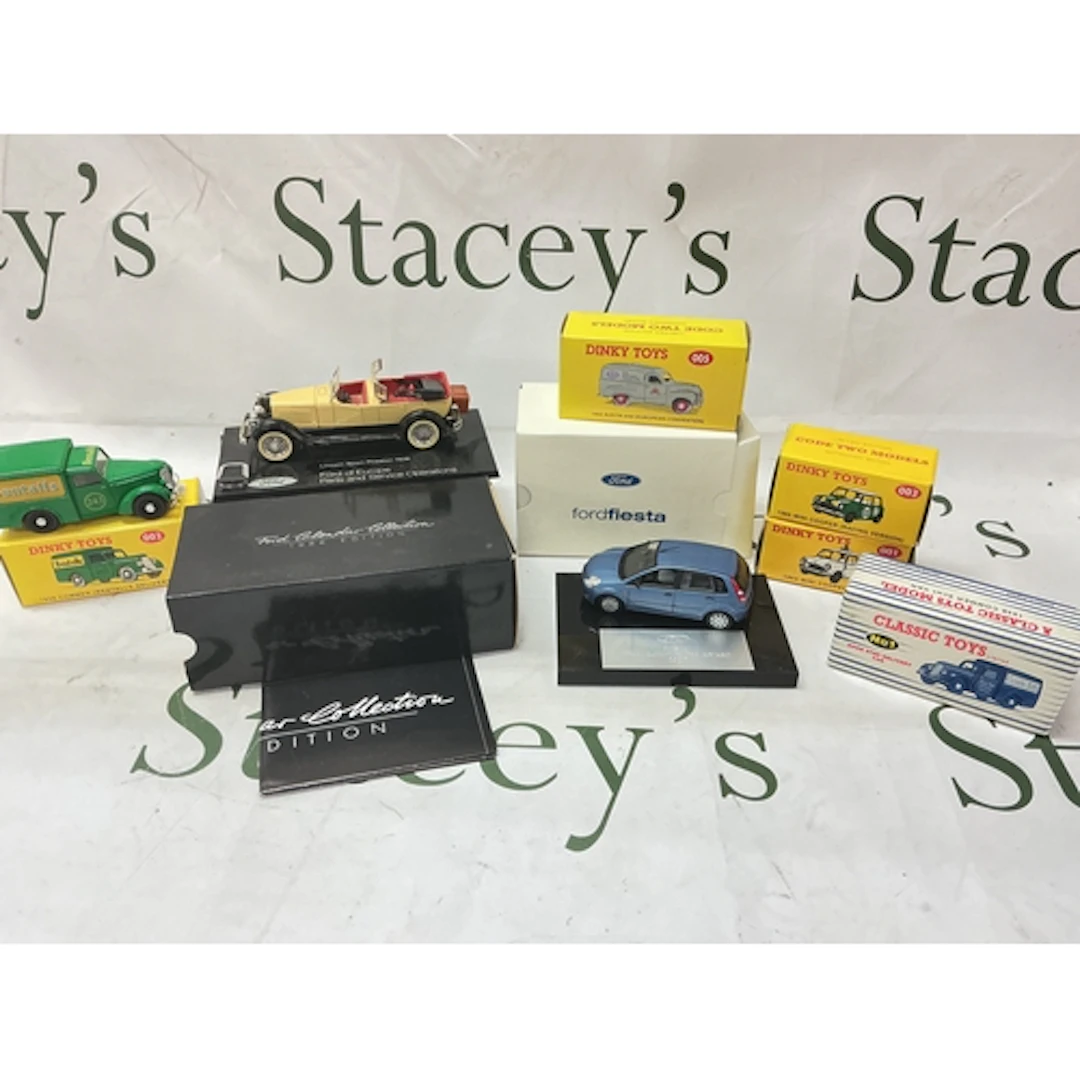 A Collection Of Code 2 Dinky Diecast, A Ford Callender Colle...
