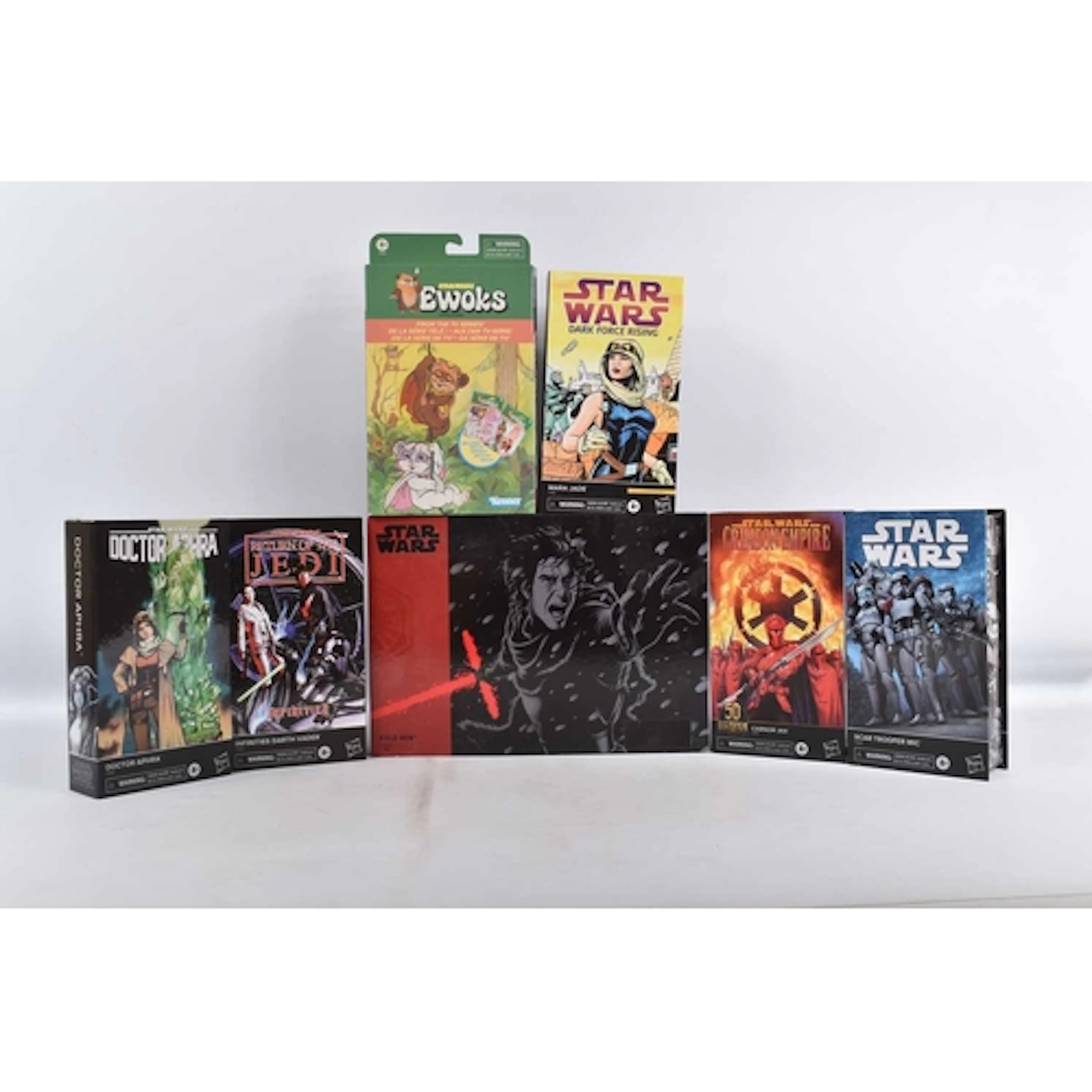 SIX BOXED AND SEALED HASBRO THE BLACK SERIES STAR WARS ACTIO...