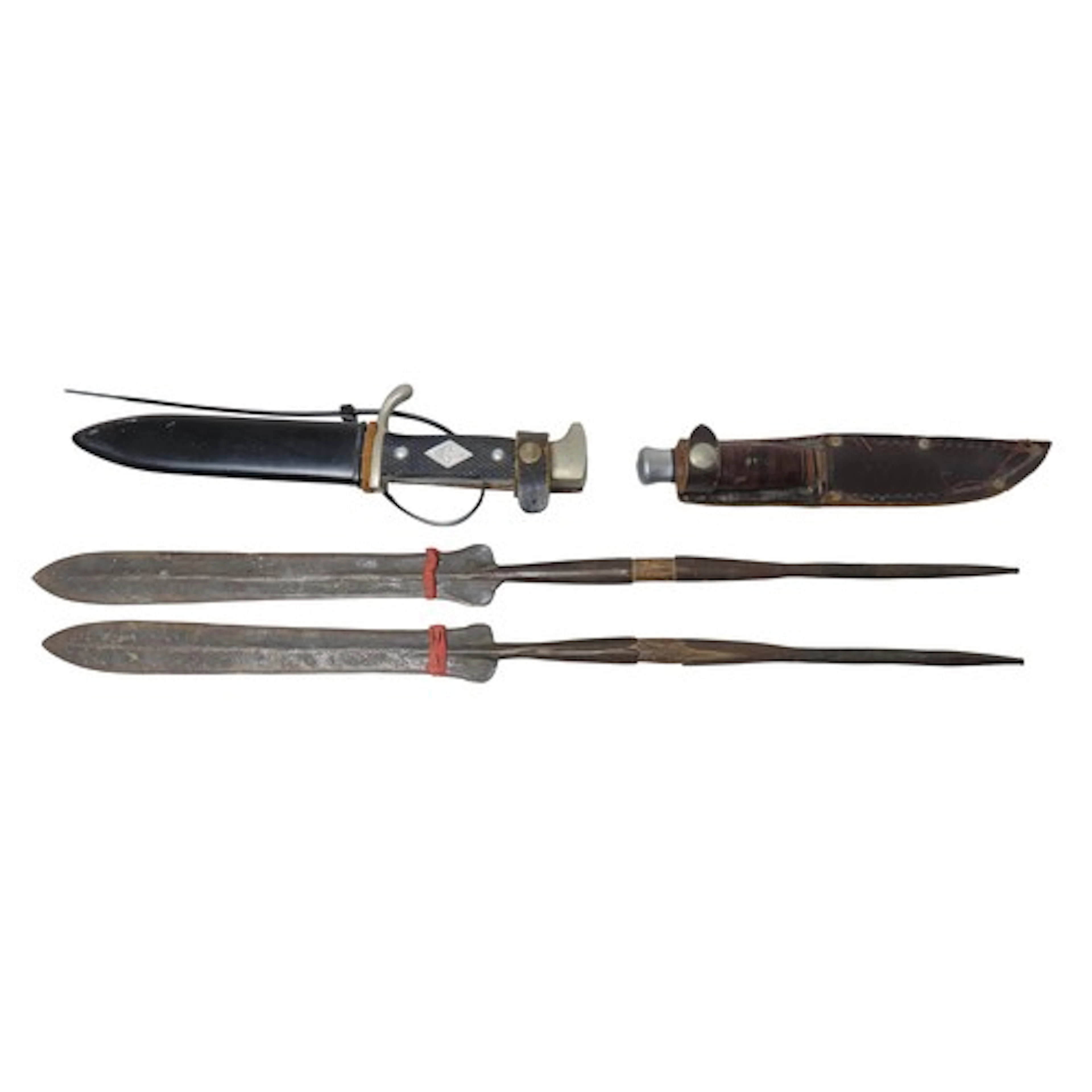 A POST WWII GERMAN BOY SCOUT SHEATH KNIFE, HITLER YOUTH PATT...