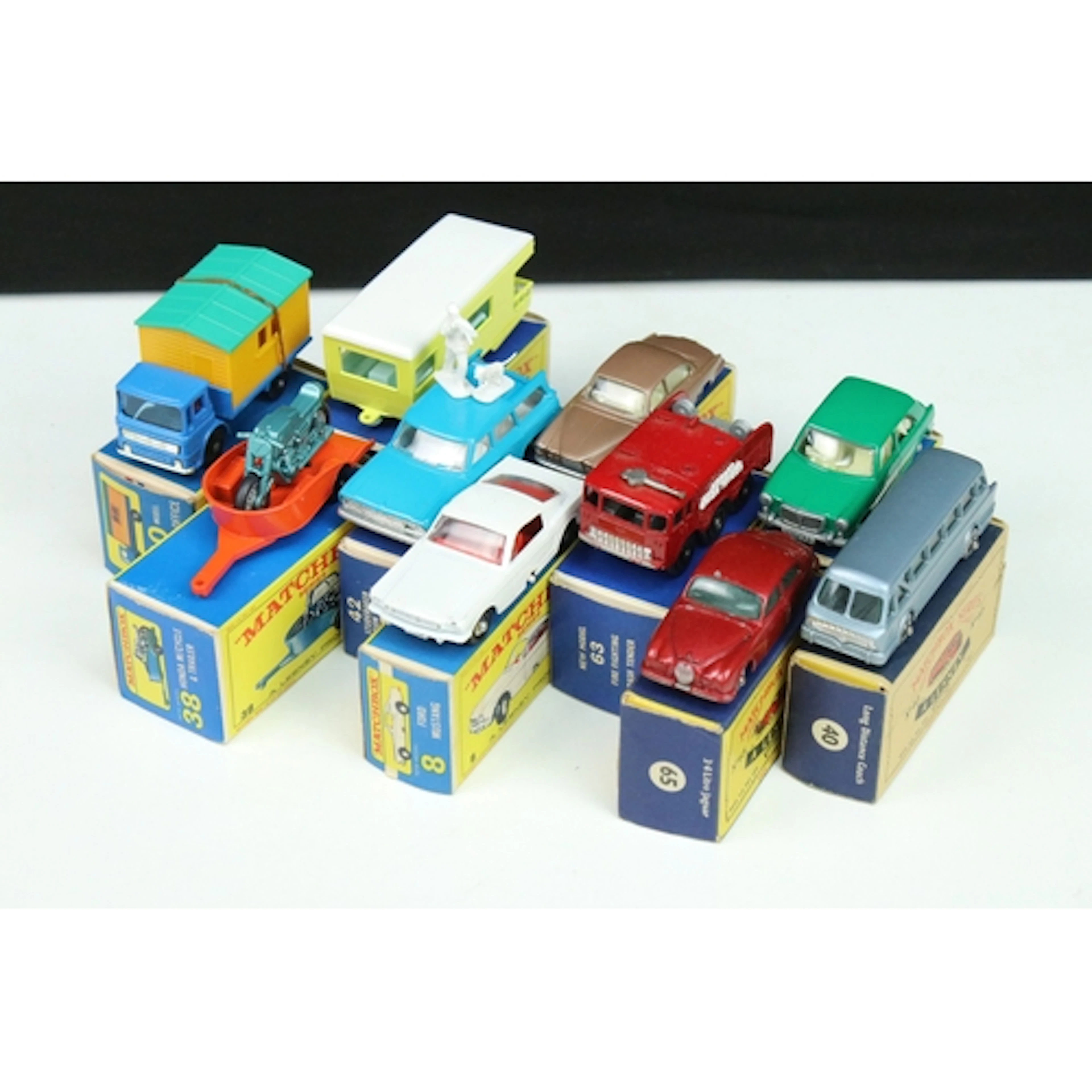 10 Boxed Matchbox Lesney Series diecast models to include 28...
