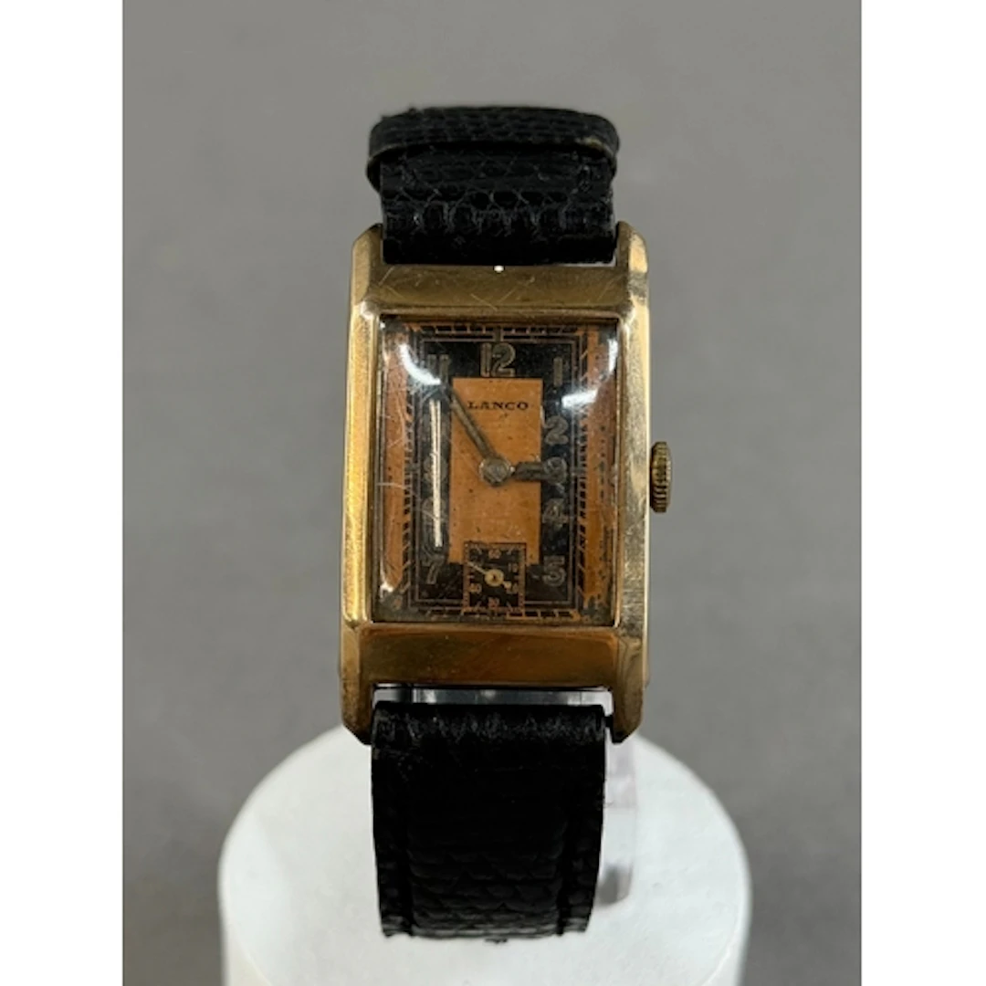 Watches-The DH Collection Part 1- Art Deco Lanco 9ct gold ca...